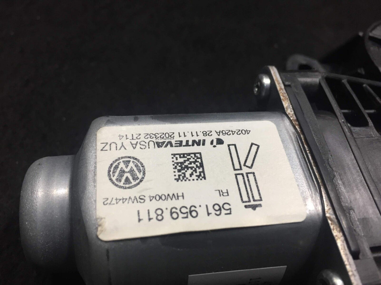 2012 2013 2014 2015 VW Passat Rear Left Window Motor Regulator OEM