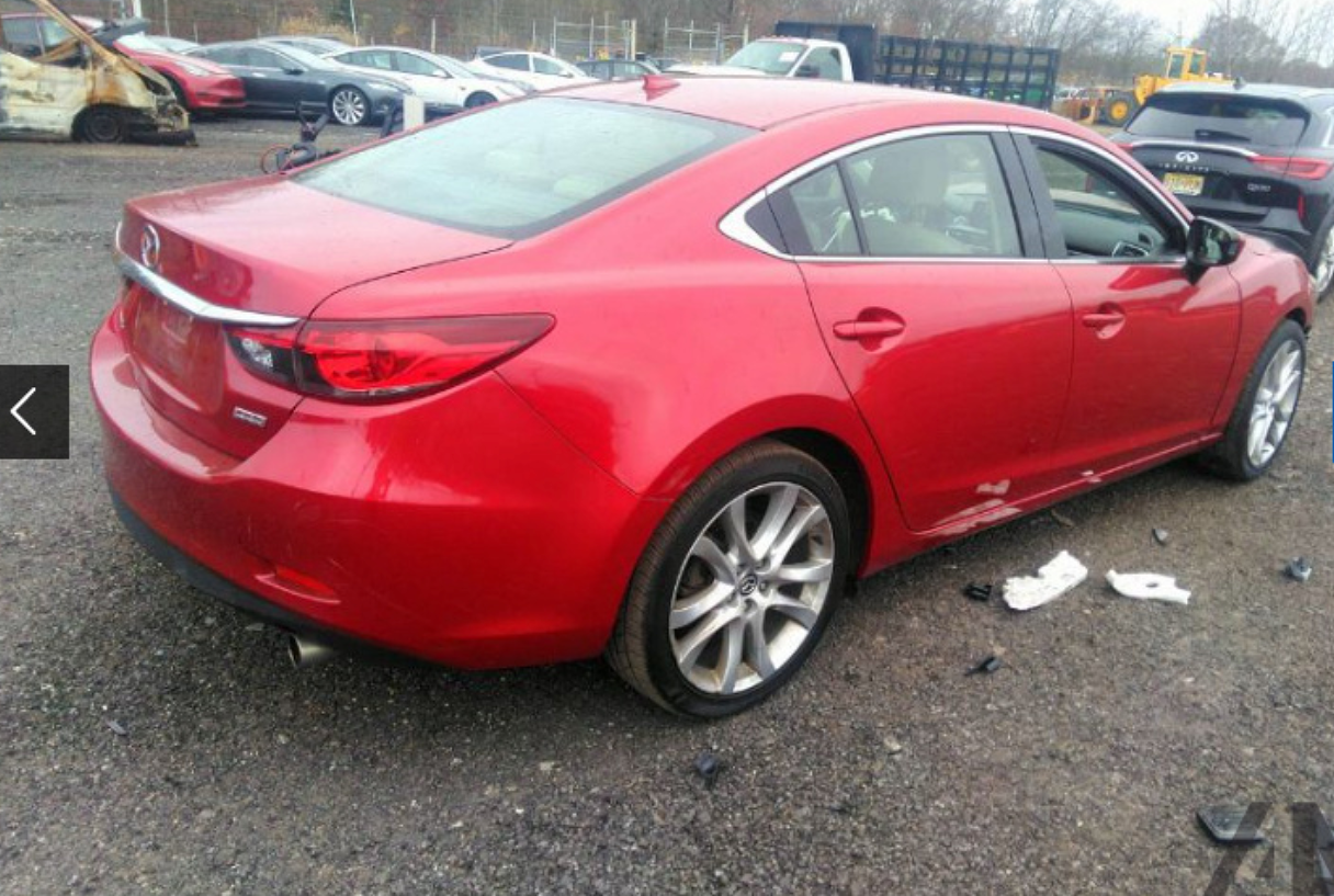 2014 - 2017 Mazda 6 Rear Door Sill Scuff Plate Trim Driver Side Left OEM