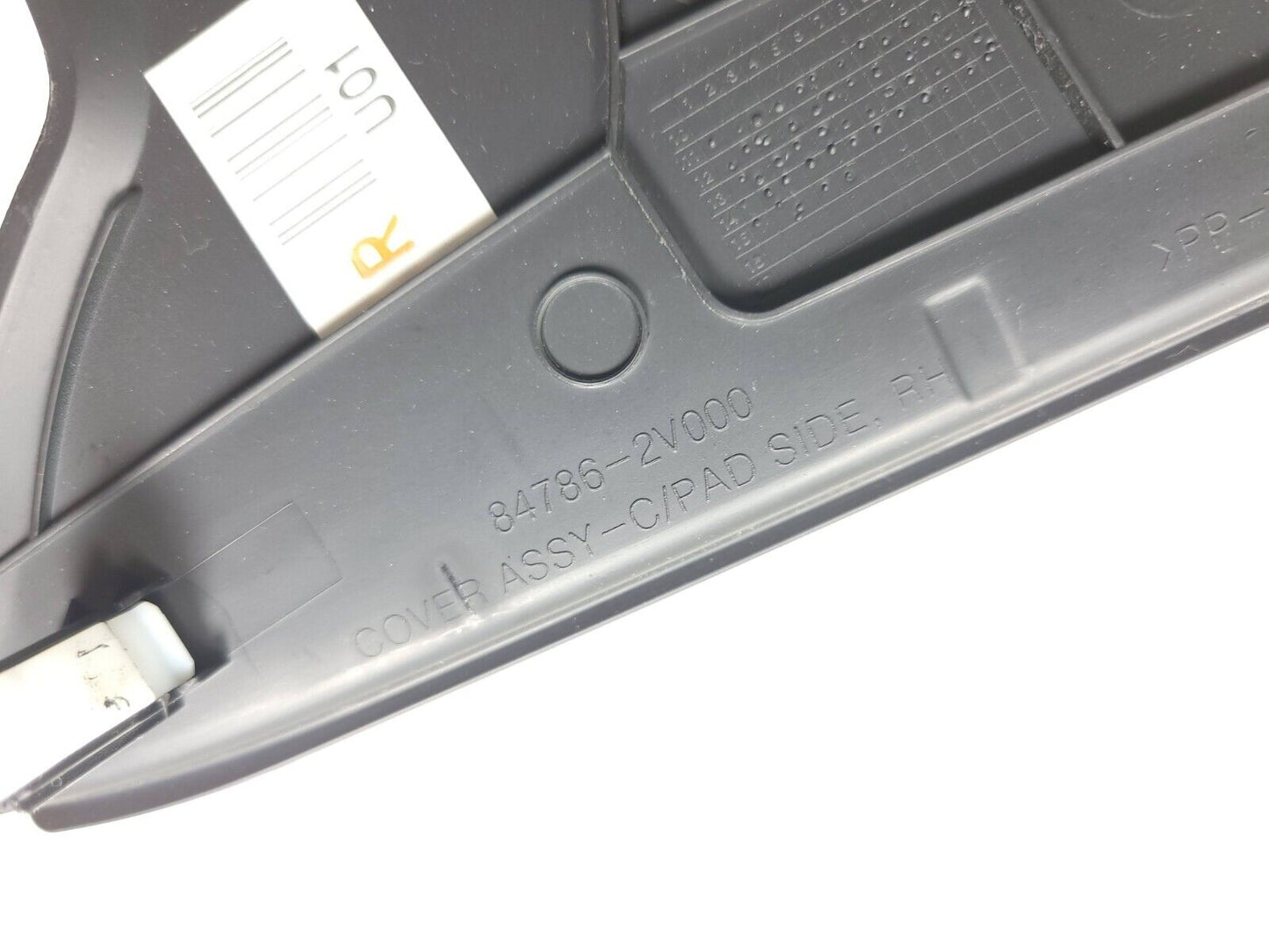 12 13 14 15 16 Hyundai Veloster Dash End Cap Cover Passenger Side Right OEM