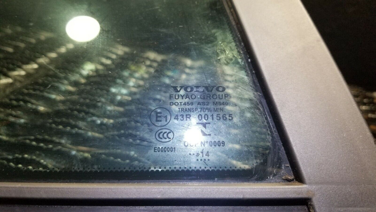 14 15 16 17 Volvo S60 Rear Right Passenger Side Door Vent Window Glass OEM 42k