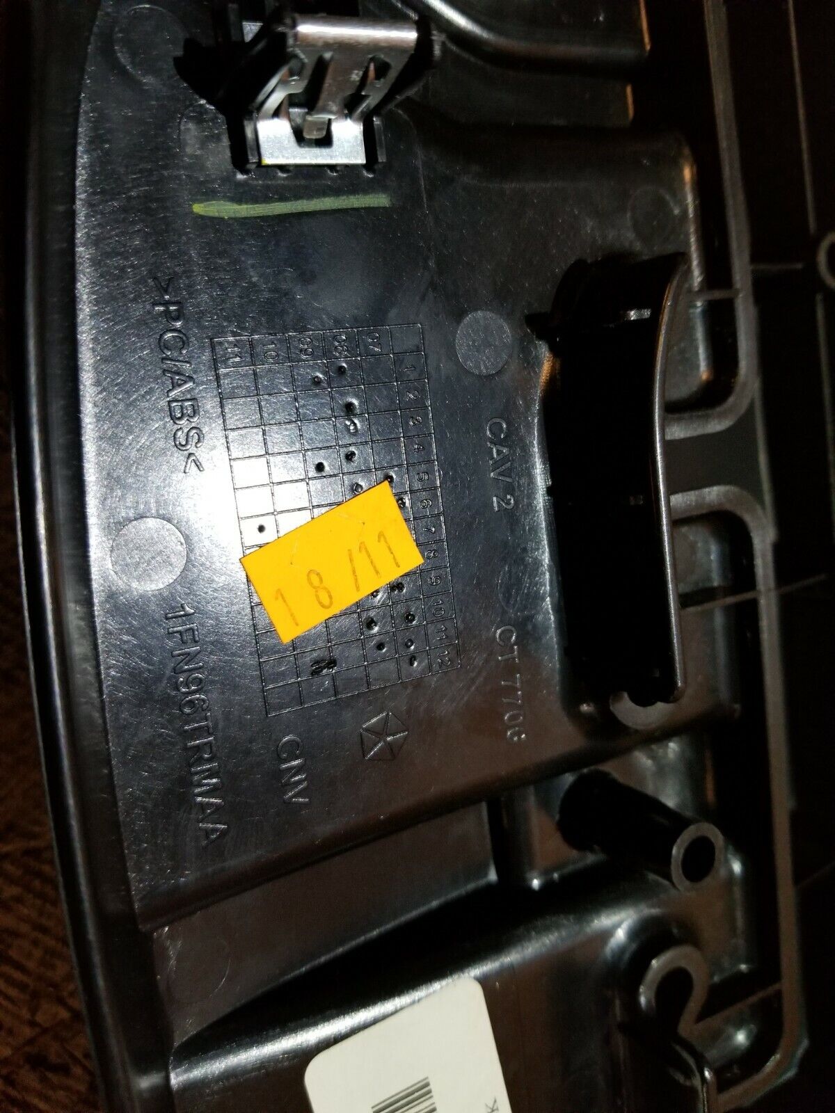 11 12 13 14 Chrysler 200 Convertible Child Restraint Anchor Plate OEM