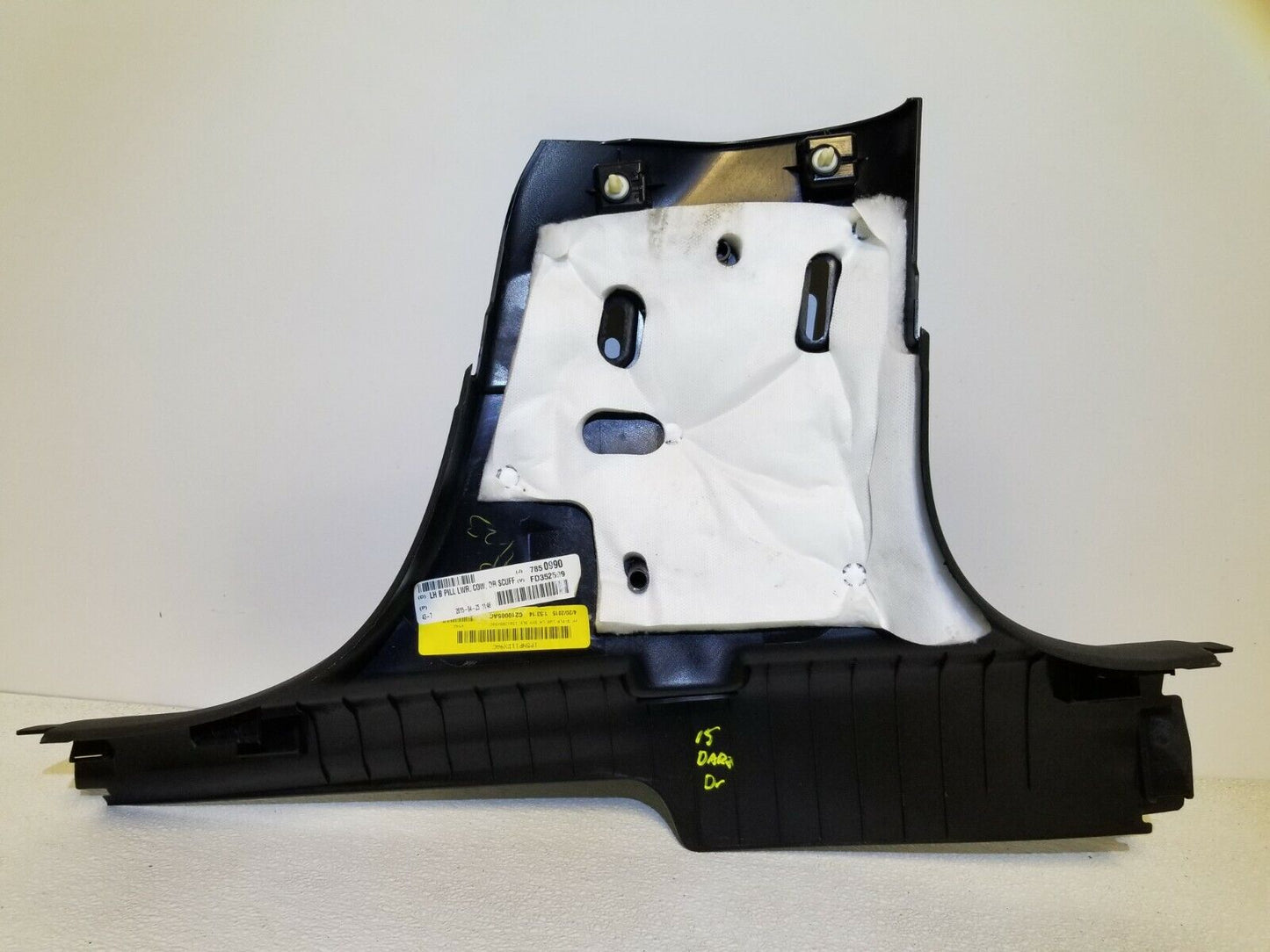 13 14 15 16  Dodge Dart Left Driver Side Lower B Pillar Trim Panel Ome 76k