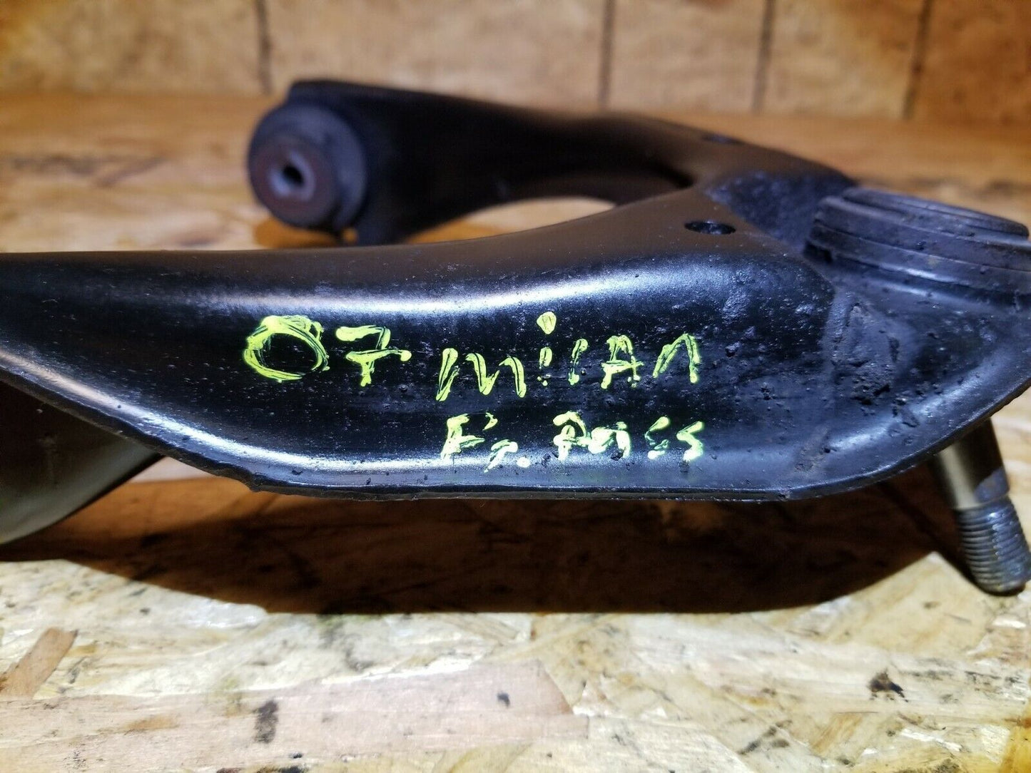 06 07 08 09 Mercury Milan Front Right Pass Side Upper Control Arm OEM 71k