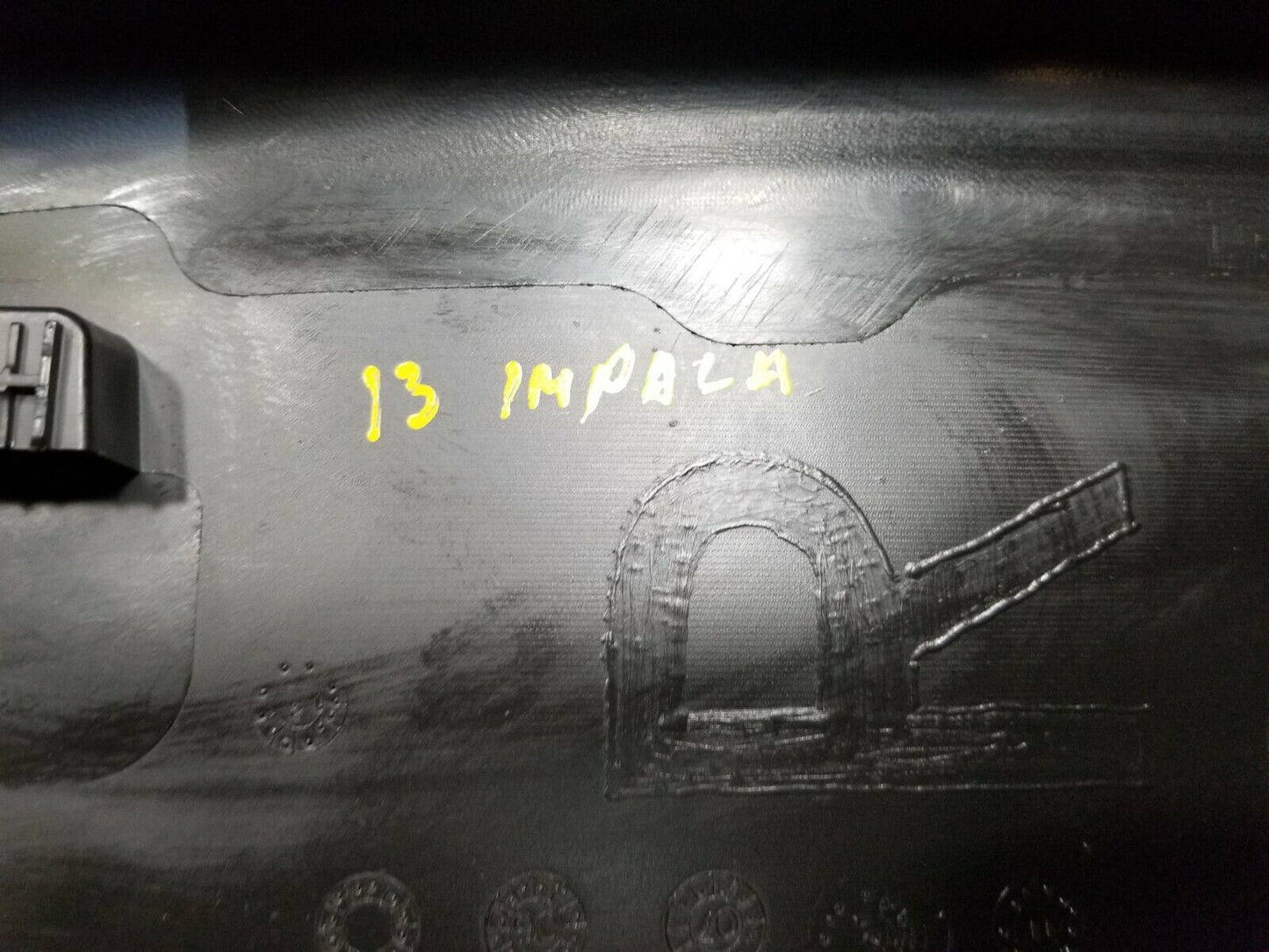 07 08 09 10 11 12 13 Chevy Impala Right Pass Side C Pillar Trim Cover OEM