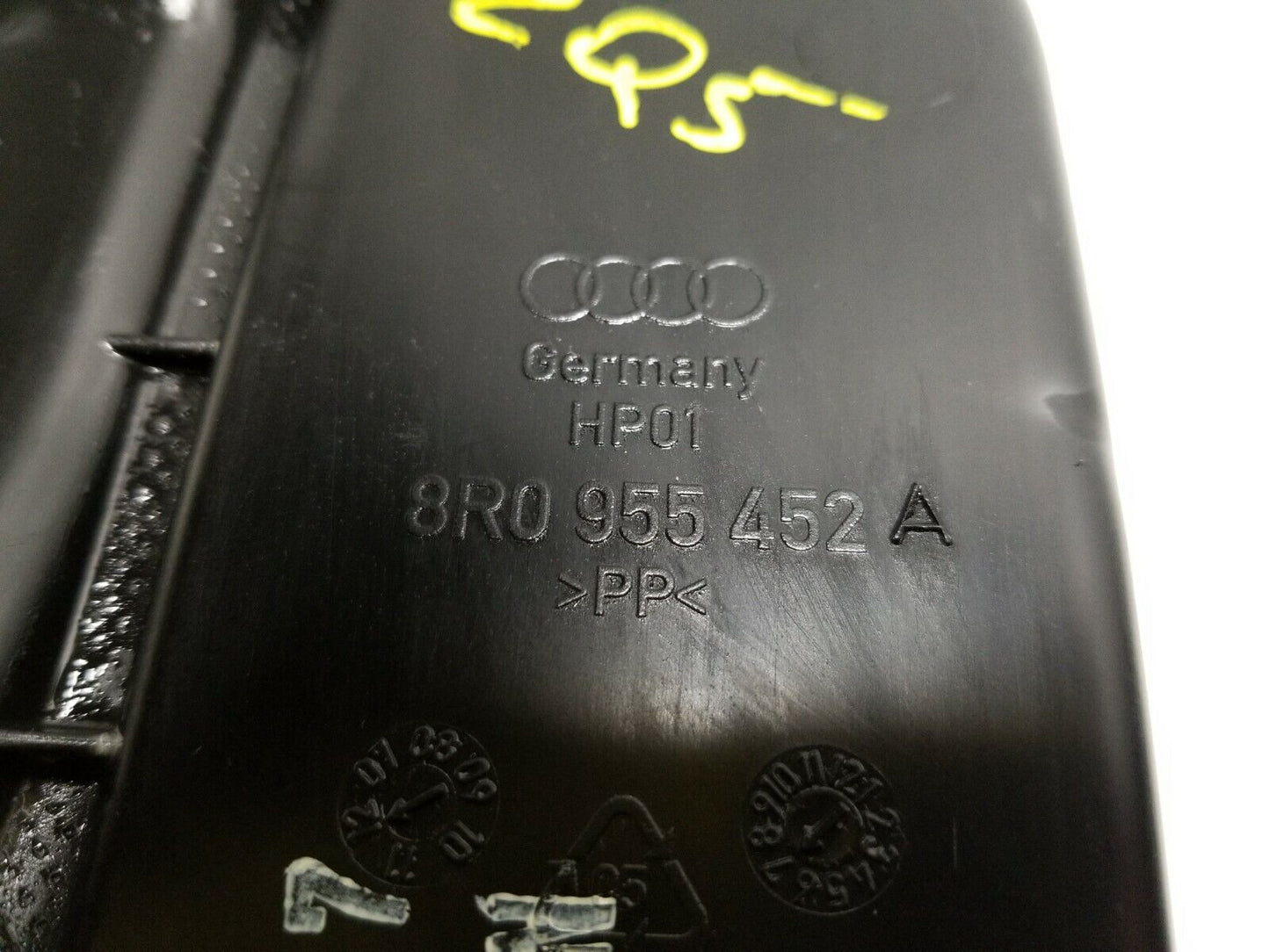 10 11 12 Audi Q5 Windshield Washer Filler Neck OEM 72k Miles