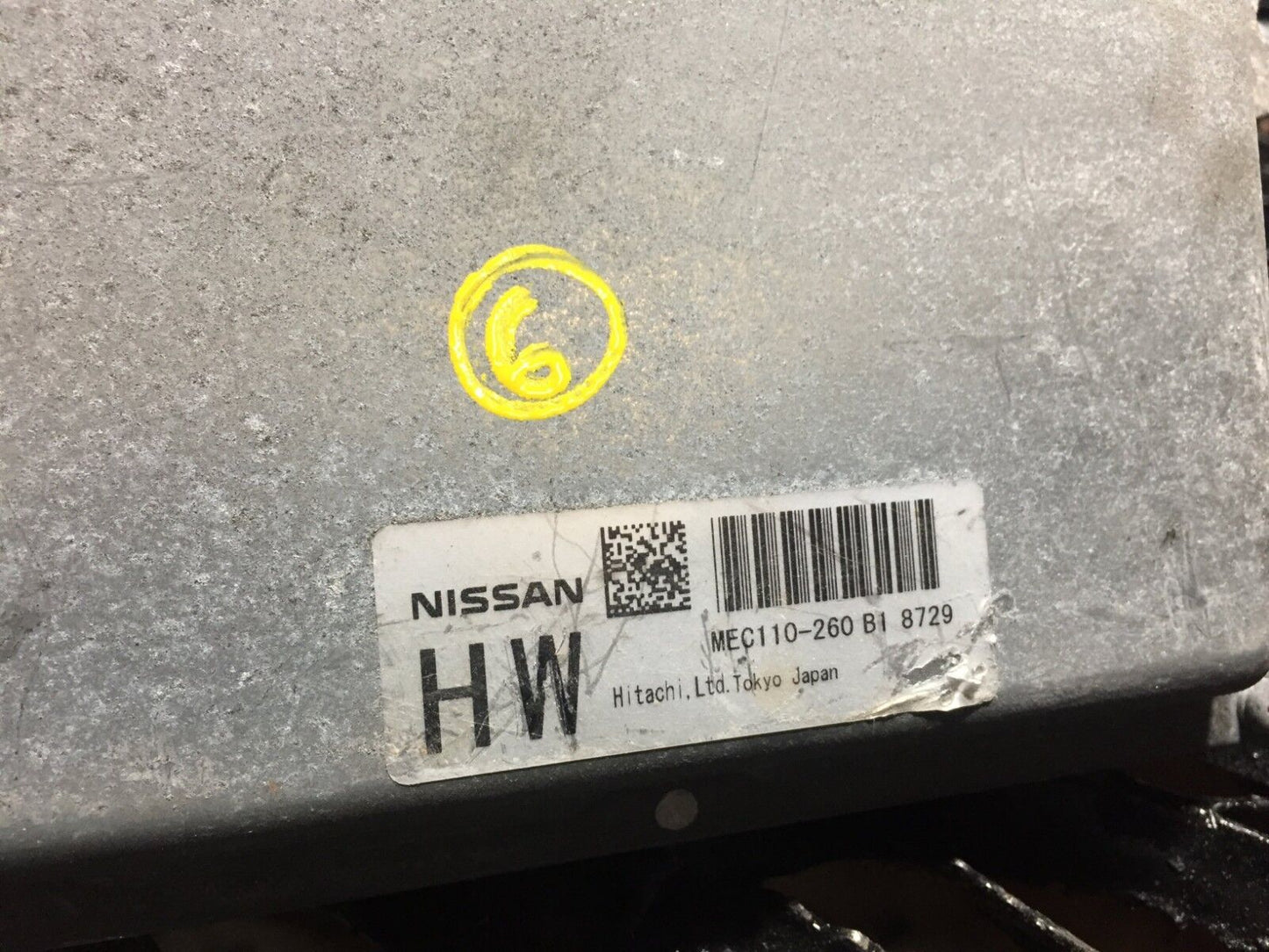 09 Altima Mec110-260 B1 Computer Brain Engine Control Ecu Ecm Ebx Module OEM N6