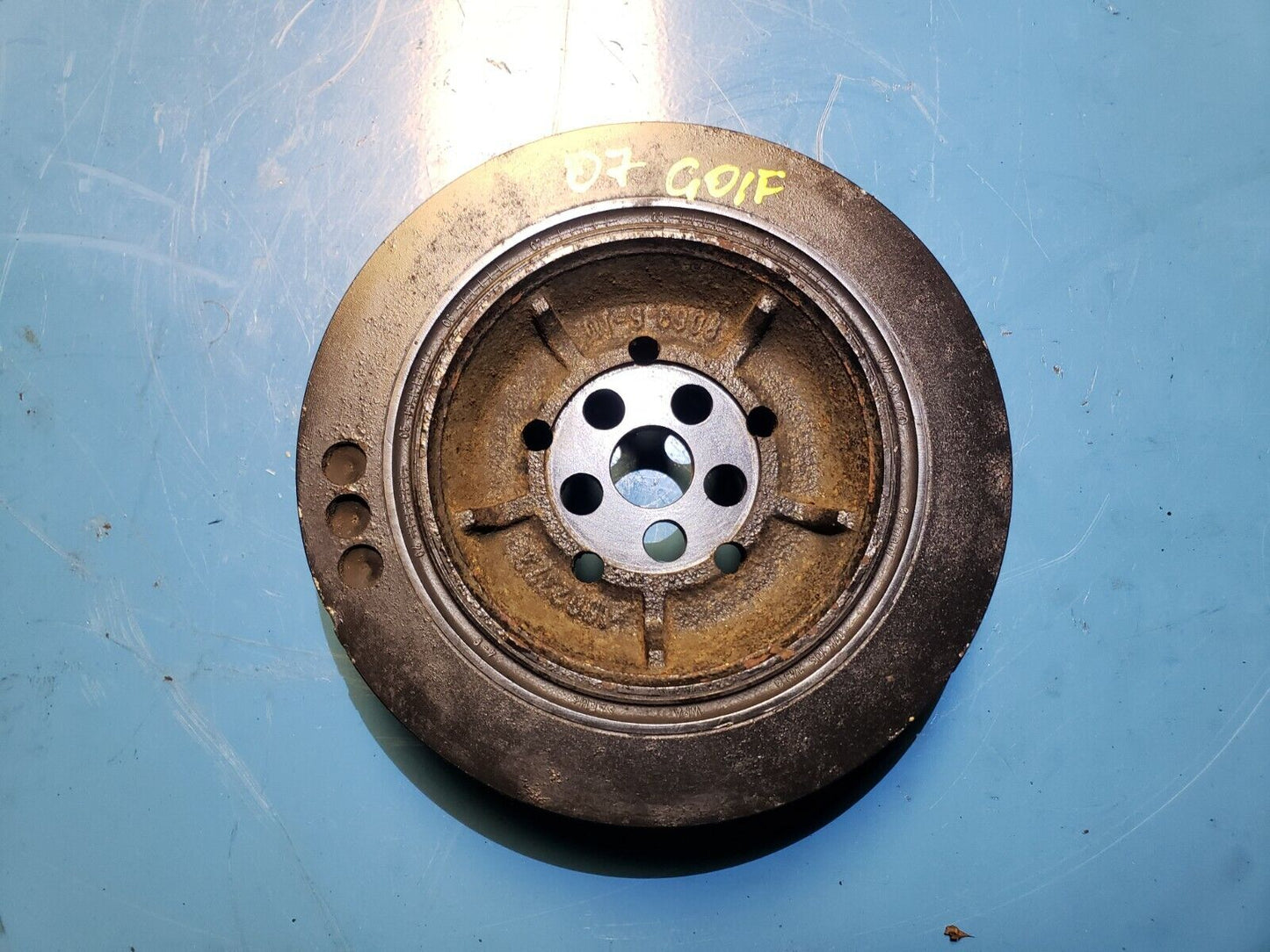 06 07 08 09 Volkswagen Golf Rabbit 2.5l Crankshaft Pulley OEM
