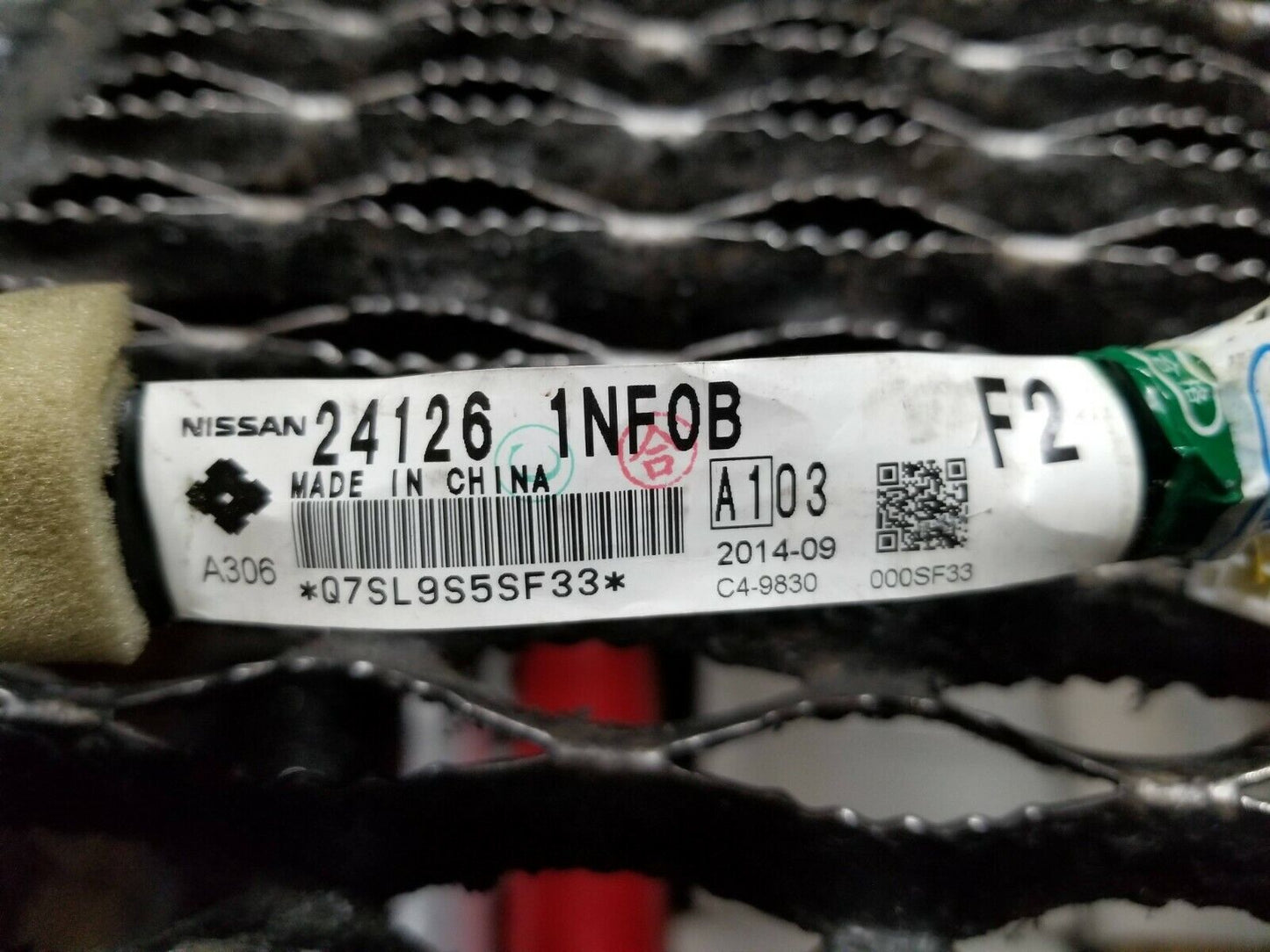 2014 2015 Infiniti Q40 Rear Left Driver Door Wire Harness OEM 34k