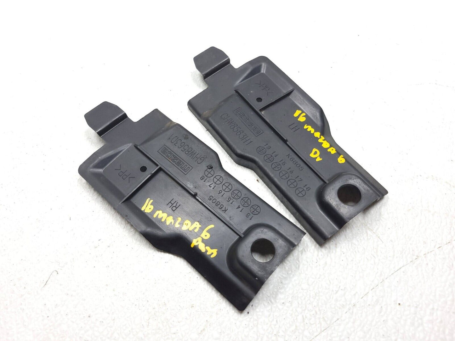 2014 - 2017 Mazda 6 Front Engine Cover Seal Trim Left & Right 2pcs  OEM