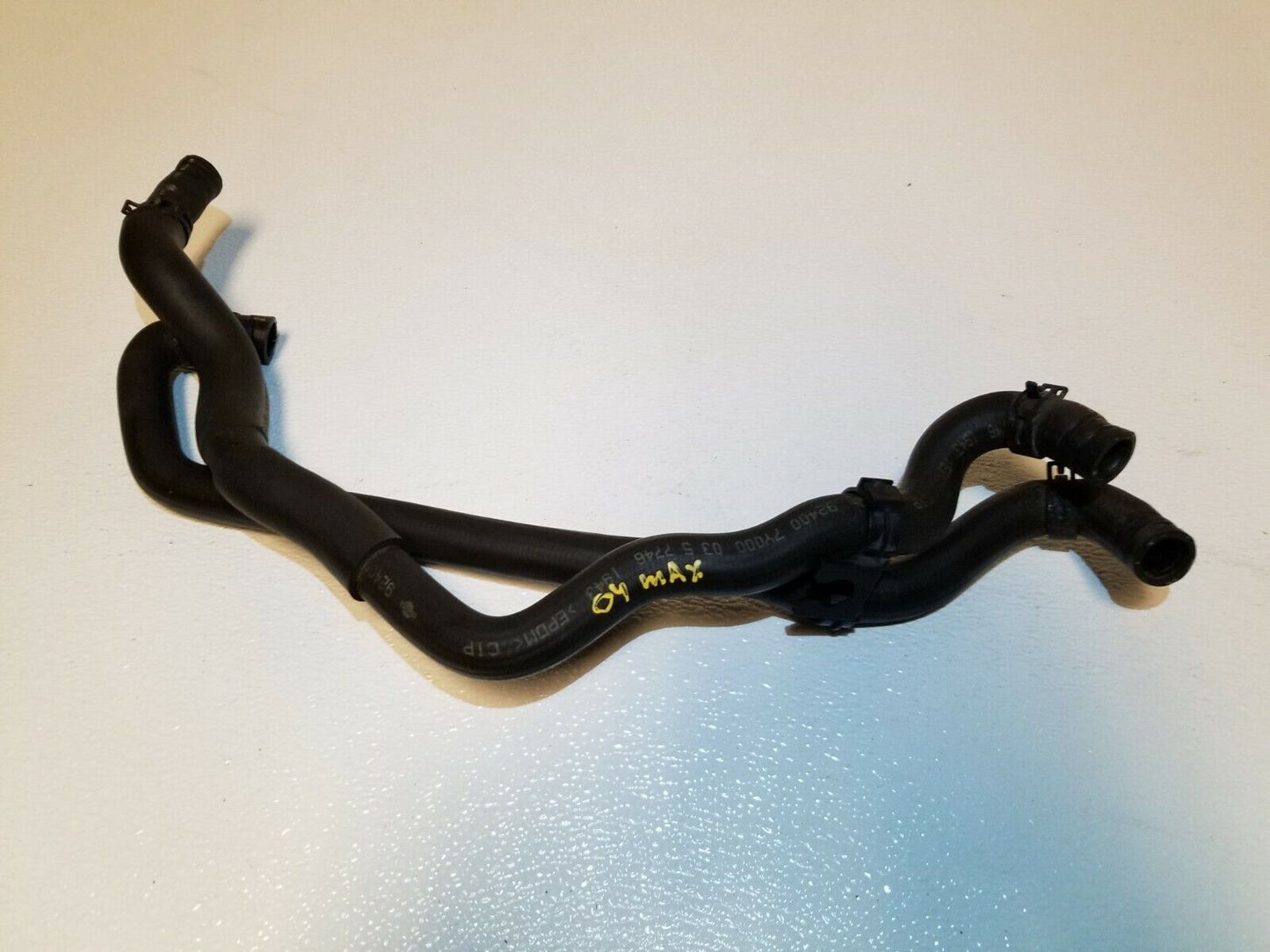04 05 06 07 Nissan Maxima Engine Coolant Hose Pipe Tube 2pcs OEM