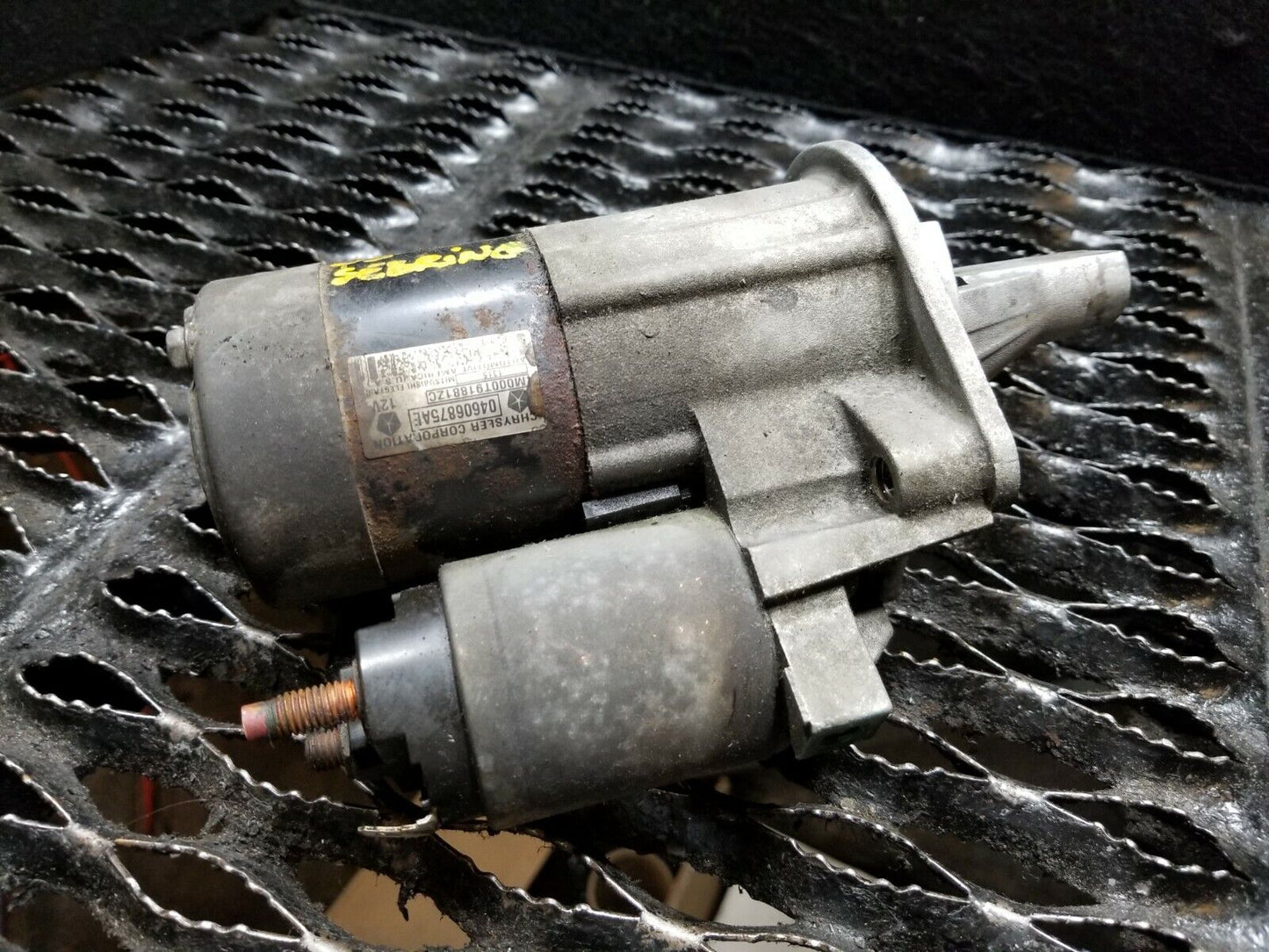 04 05 06 Chrysler Sebring Convertible 2.7l Starter Motor OEM