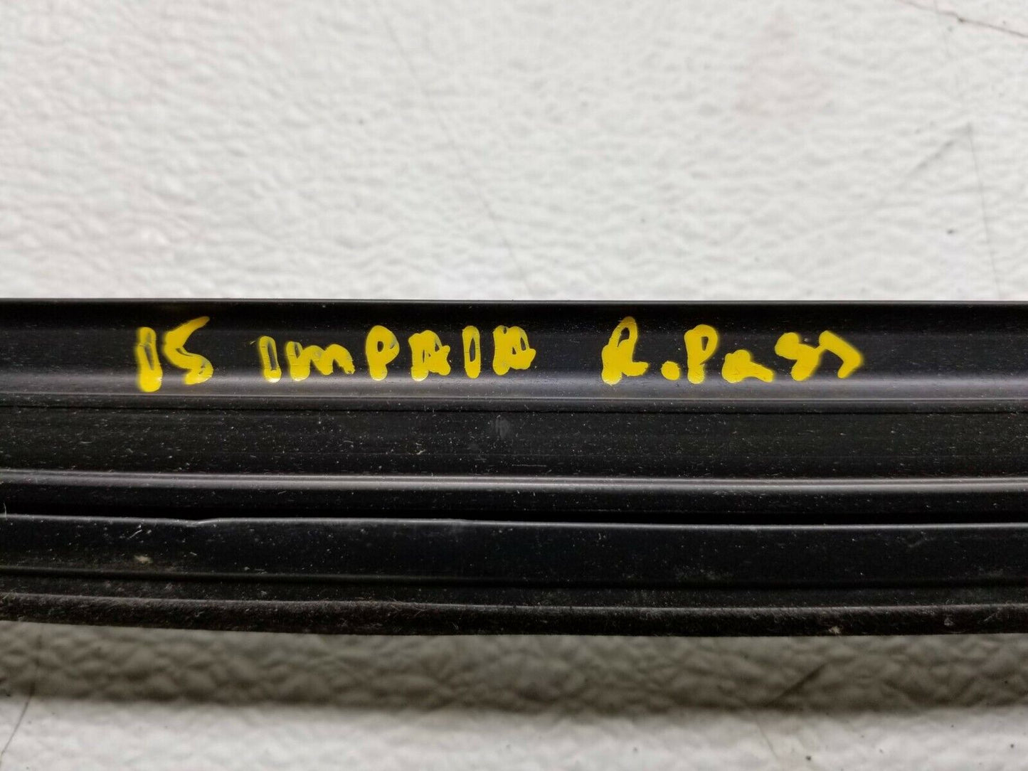 15 16 17 18 Chevy Impala Rear Right Pass Door Window Weatherstrip Seal OEM