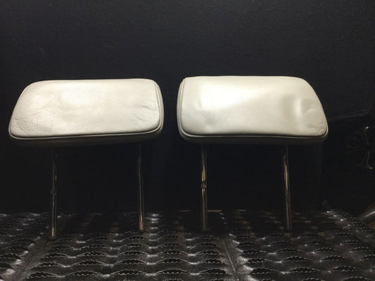 04-10 Saab 9-3 93 Convertible Rear Seat Headrest Left Right Pair OEM
