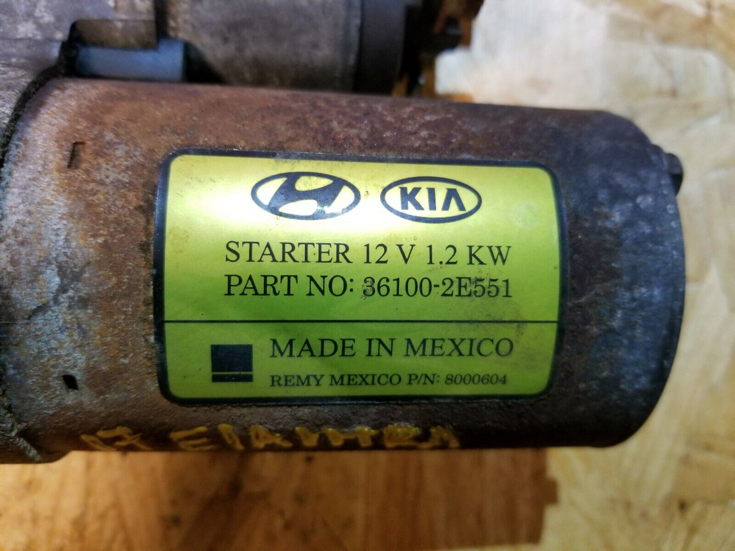 17 18 Hyundai Elantra 2.0l Starter Motor OEM 22k Miles