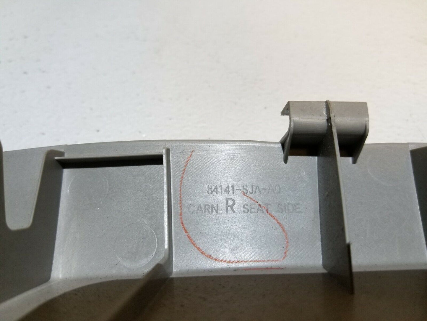 06 07 08 Acura Rl Rear Right Pass Side Seat Lower Pillar Cover Trim Panel OEM