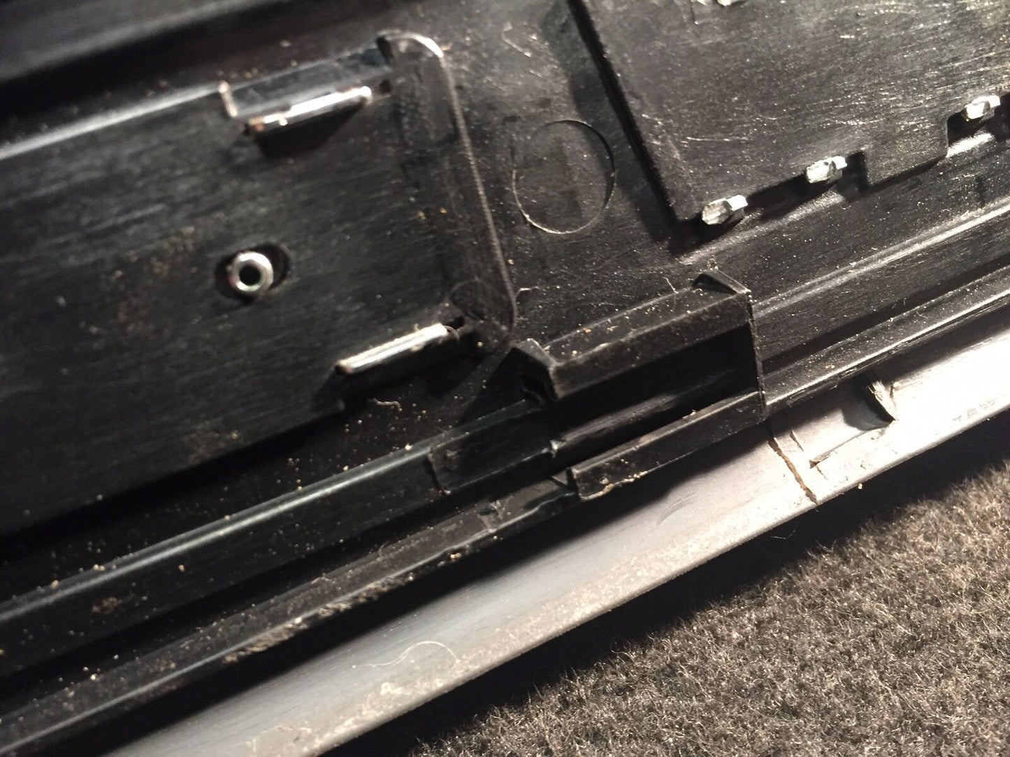 02 03 04 05 BMW 745i E65 Rear Right Passenger Side Door Step Scuff Plate OEM