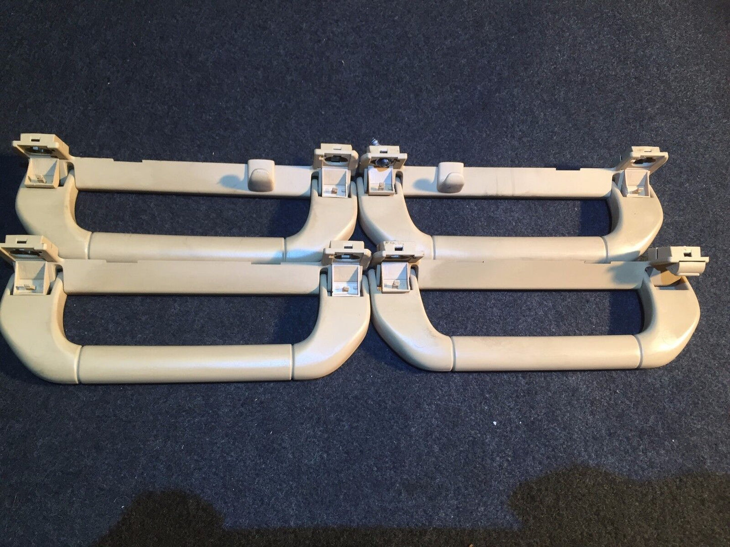 02 03 04 05 BMW E65 Roof Overhead Headliner Grab Handle 4pcs OEM