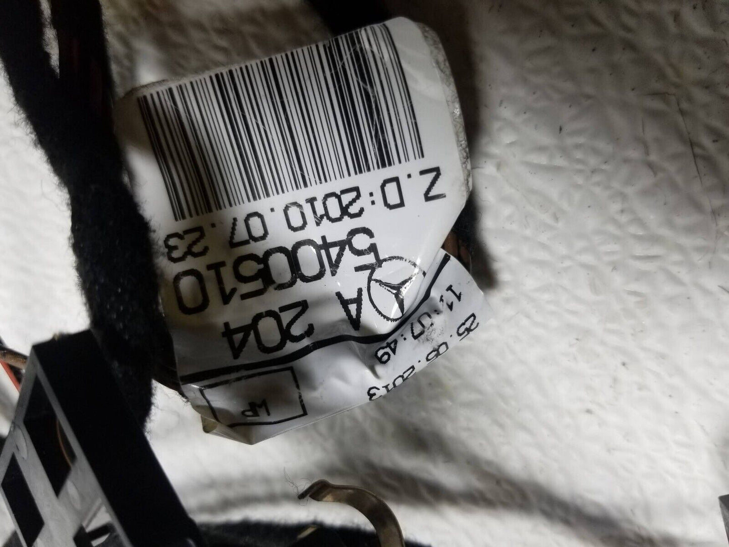12 13 14 Mercedes-benz C300 Headliner Roof Wiring Wire Harness  OEM