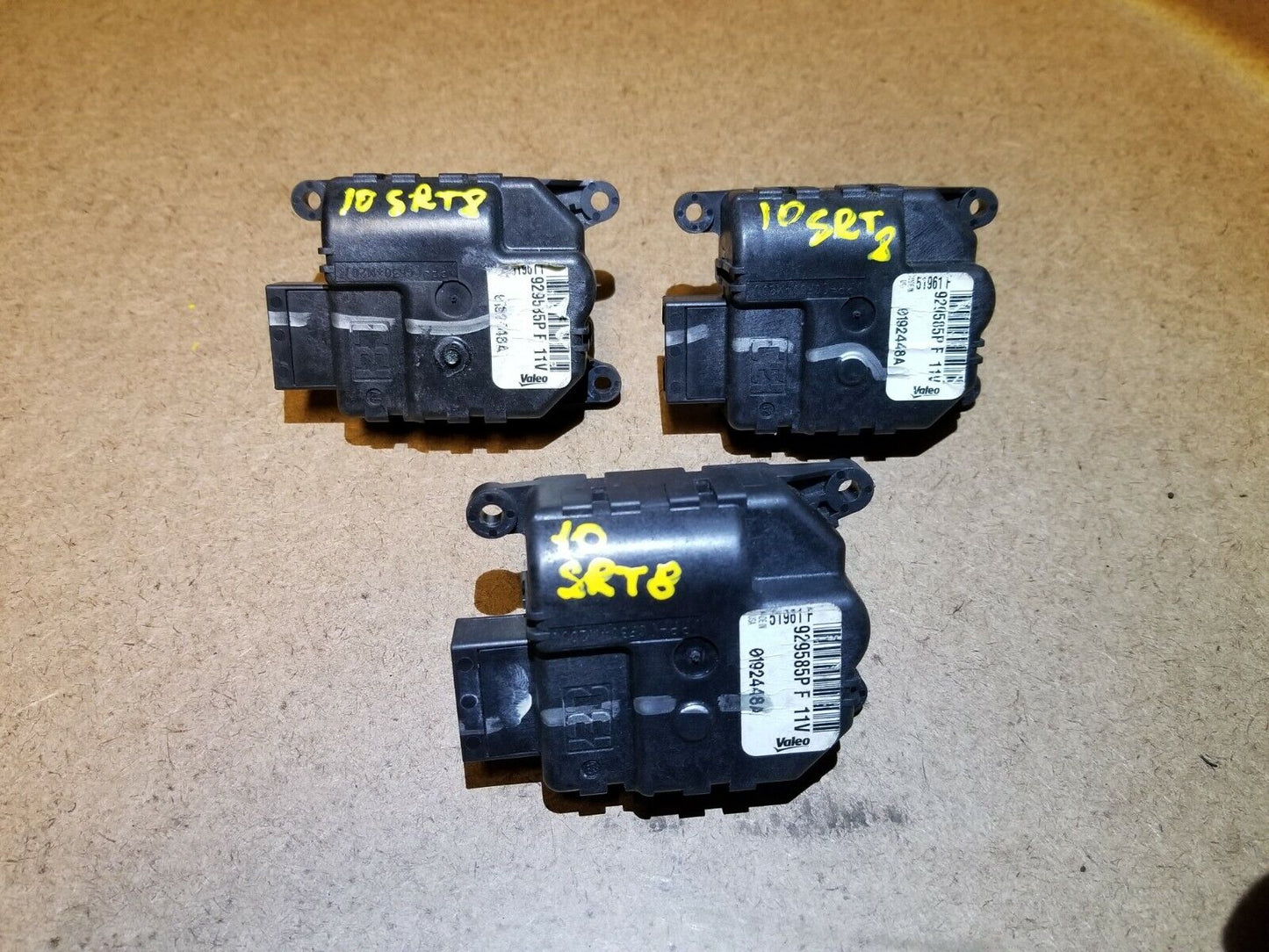 07 08 09 10 Jeep Grand Cherokee Srt8 HVAC Heater Blend Flap Actuator 3pcs OEM