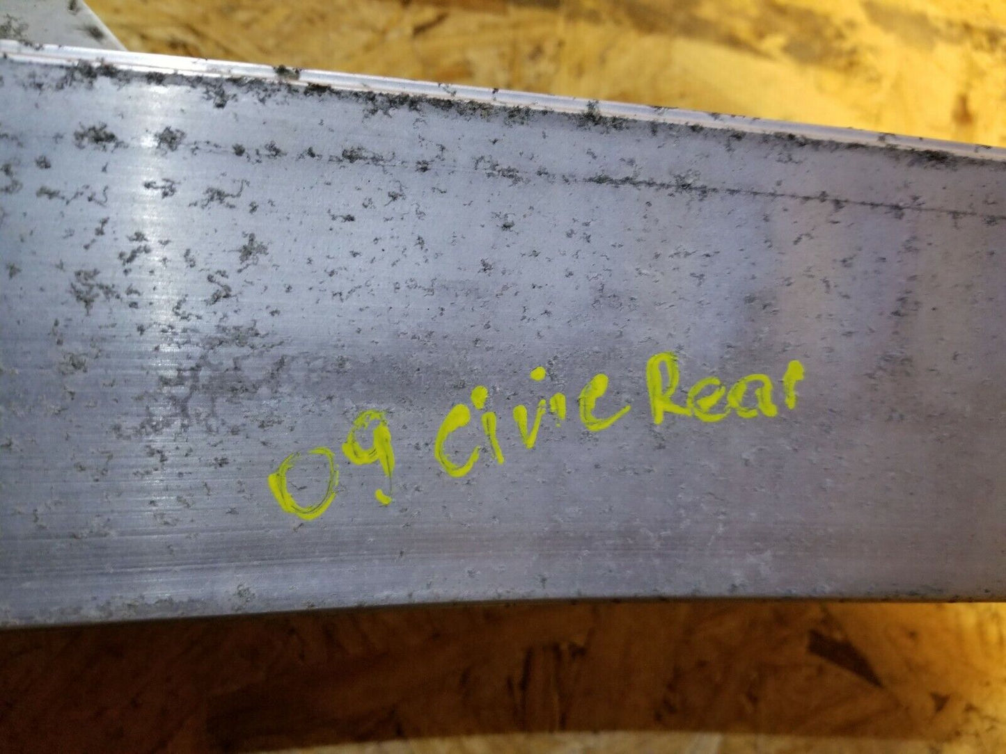 09 10 11 Honda Civic Coupe Rear Bumper Reinforcement Absorber Bar OEM