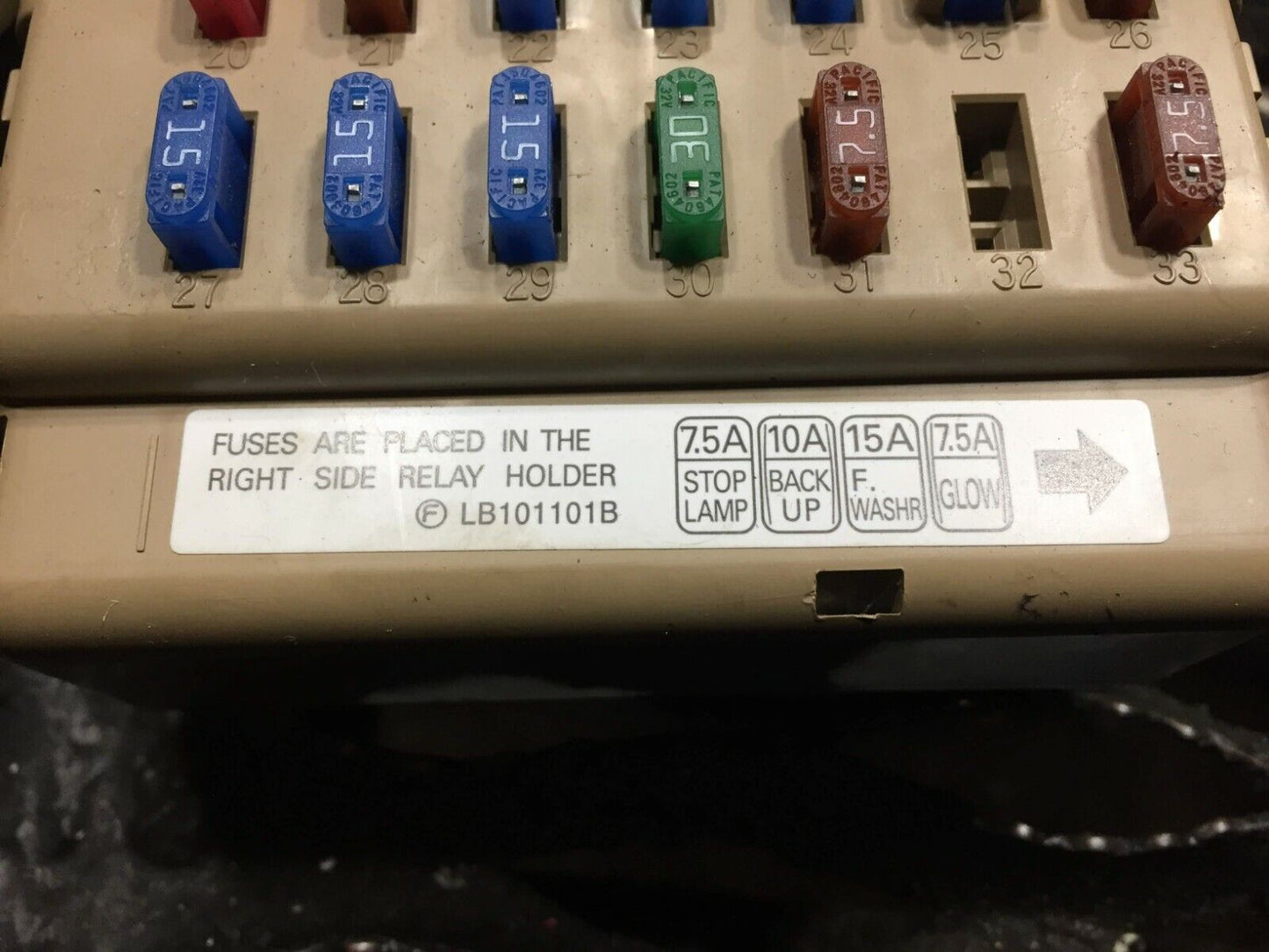 08 09 10 Subaru Impreza 2.5l Fuse Box 82201fg000 OEM