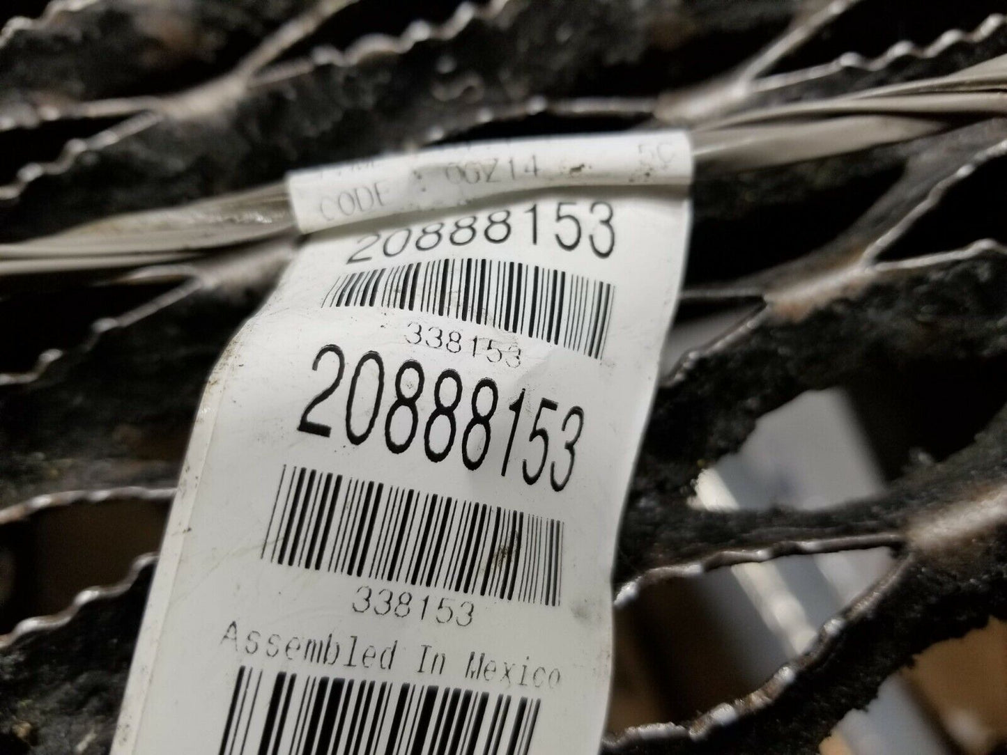 08 09 10 11 12 Chevy Malibu Rear Left Door Wire Wiring Harness Driver Side OEM