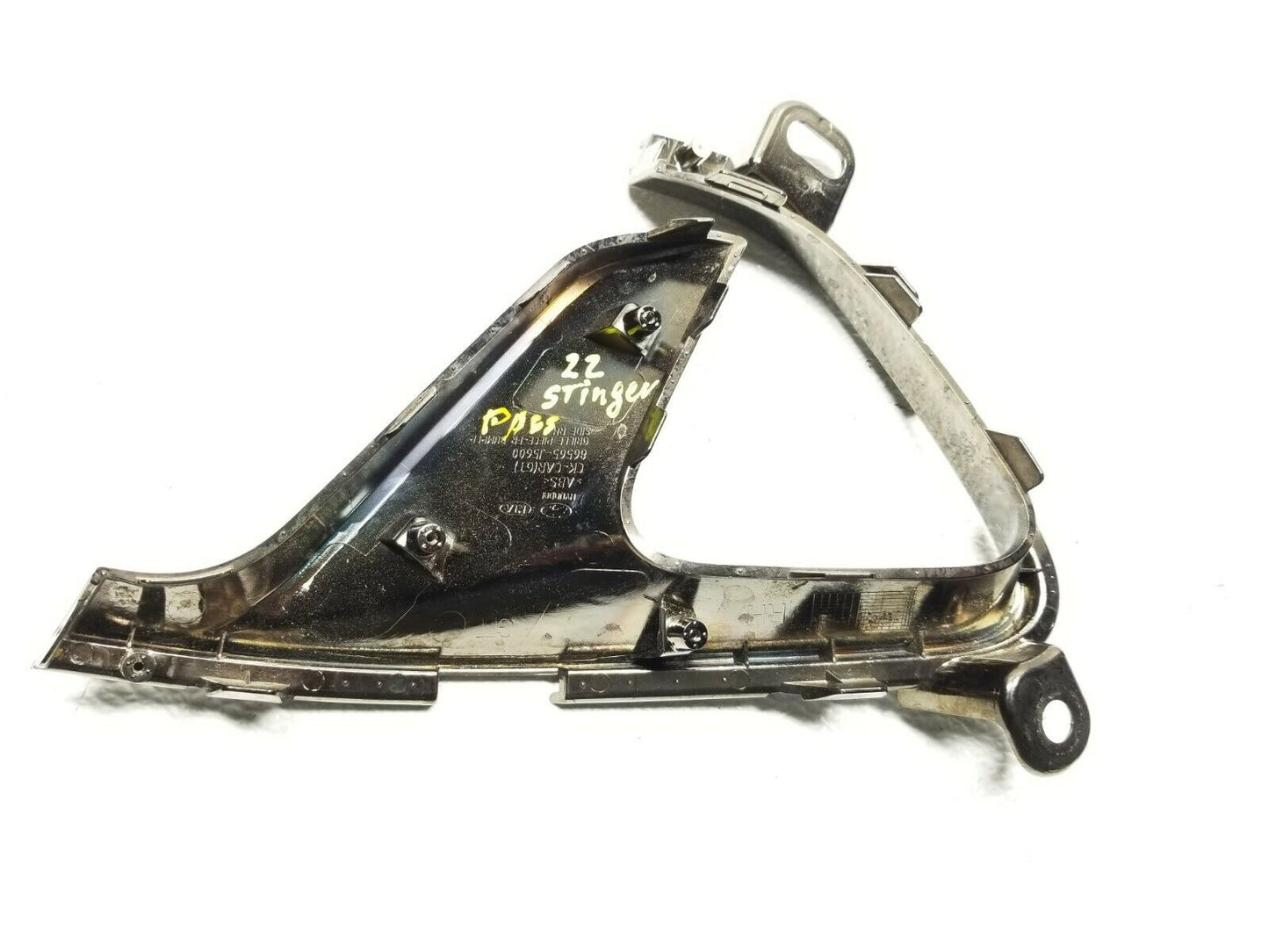 21 22 Kia Stinger Front Bumper Right Pass Side Chrome Grill Trm 86565-j5600 OEM