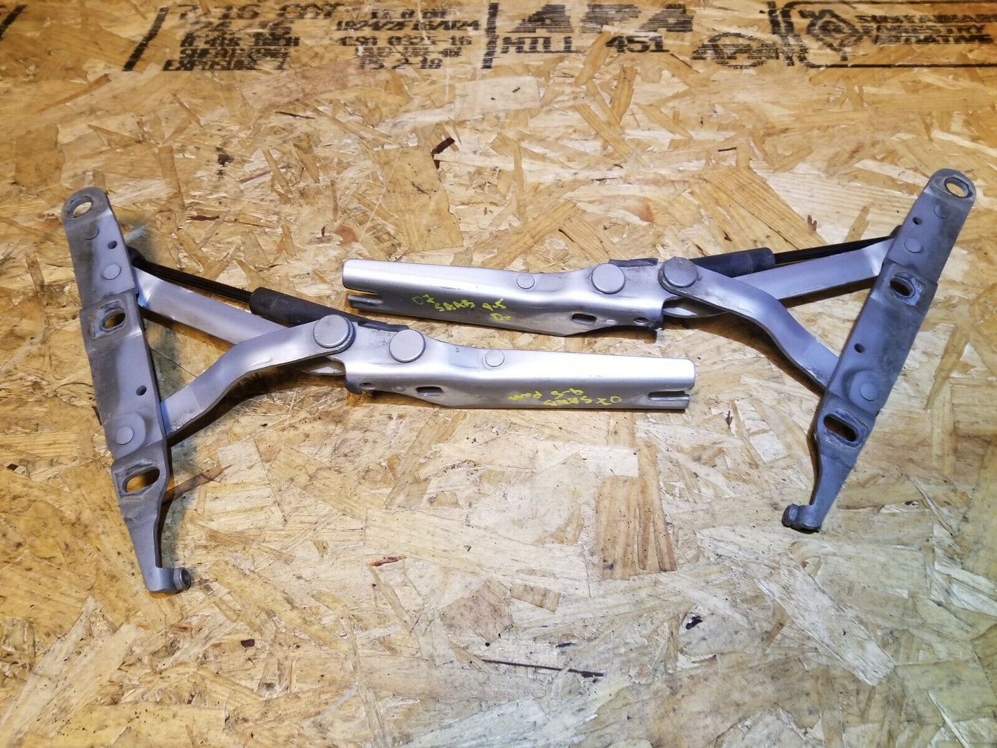 06 07 08 09 Saab 9-5 Trunk Hinge Pair OEM