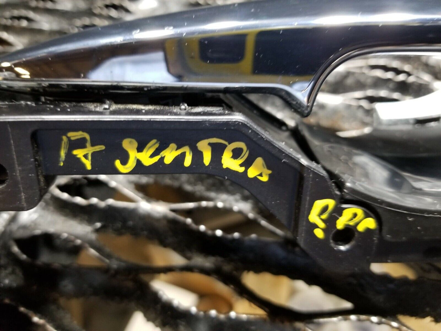 16 17 18 Nissan Sentra Rear Left Driver Side Exterior Door Handle Chrome OEM 40k