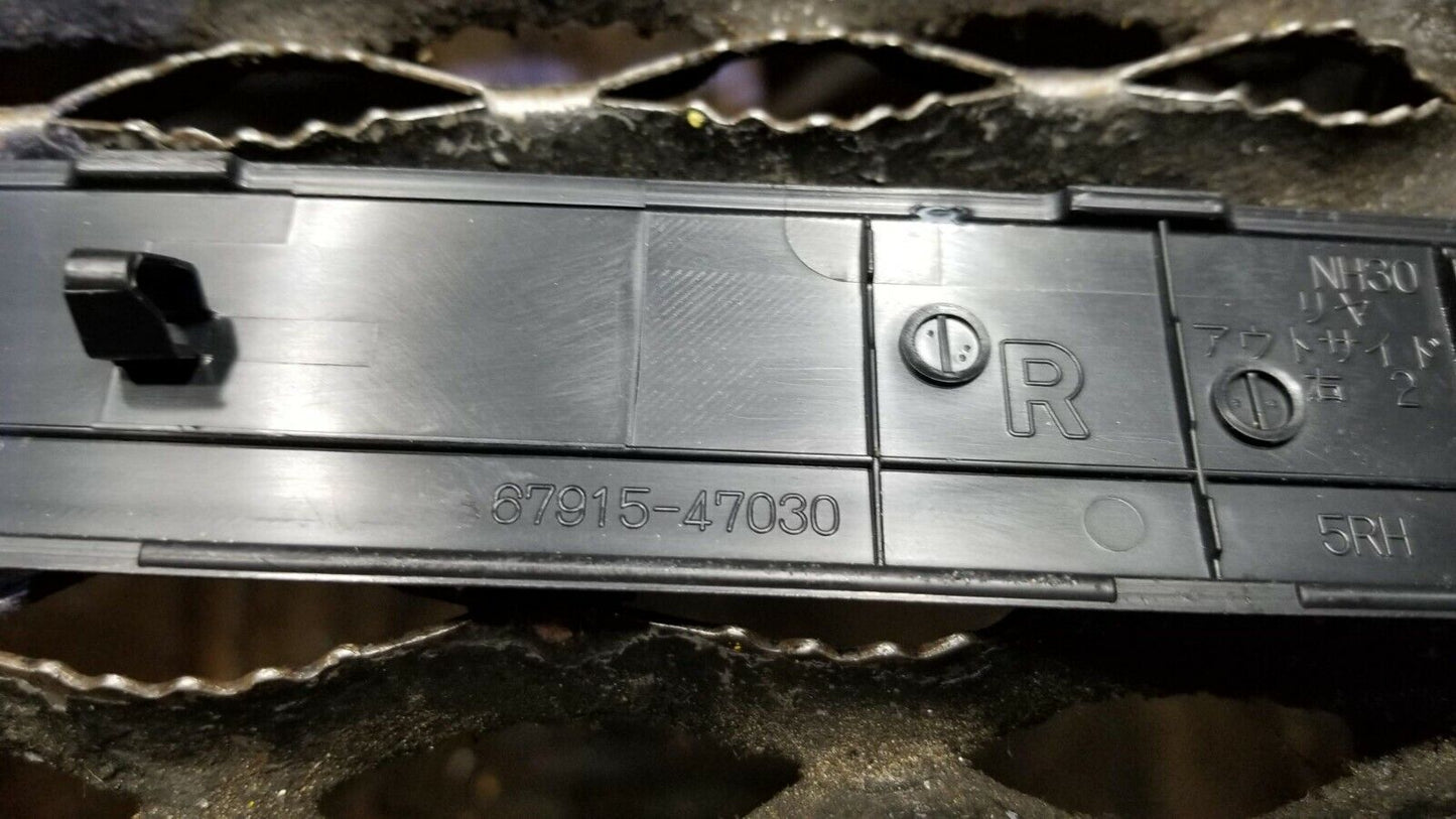 12 13 14 15 Toyota Prius Rear Door Sill Scuff Plate Passenger Side OEM