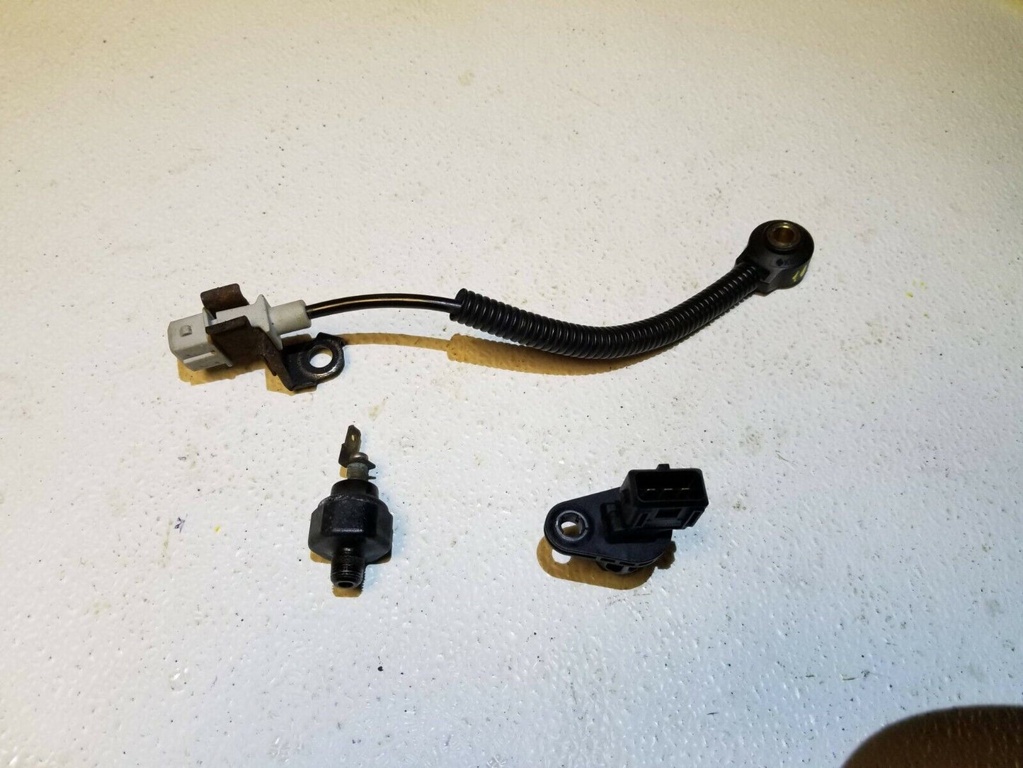 10 11 12 Kia Soul 2.0l Knock Oil Pressure Crankshaft Sensor 3pcs OEM 57k Miles