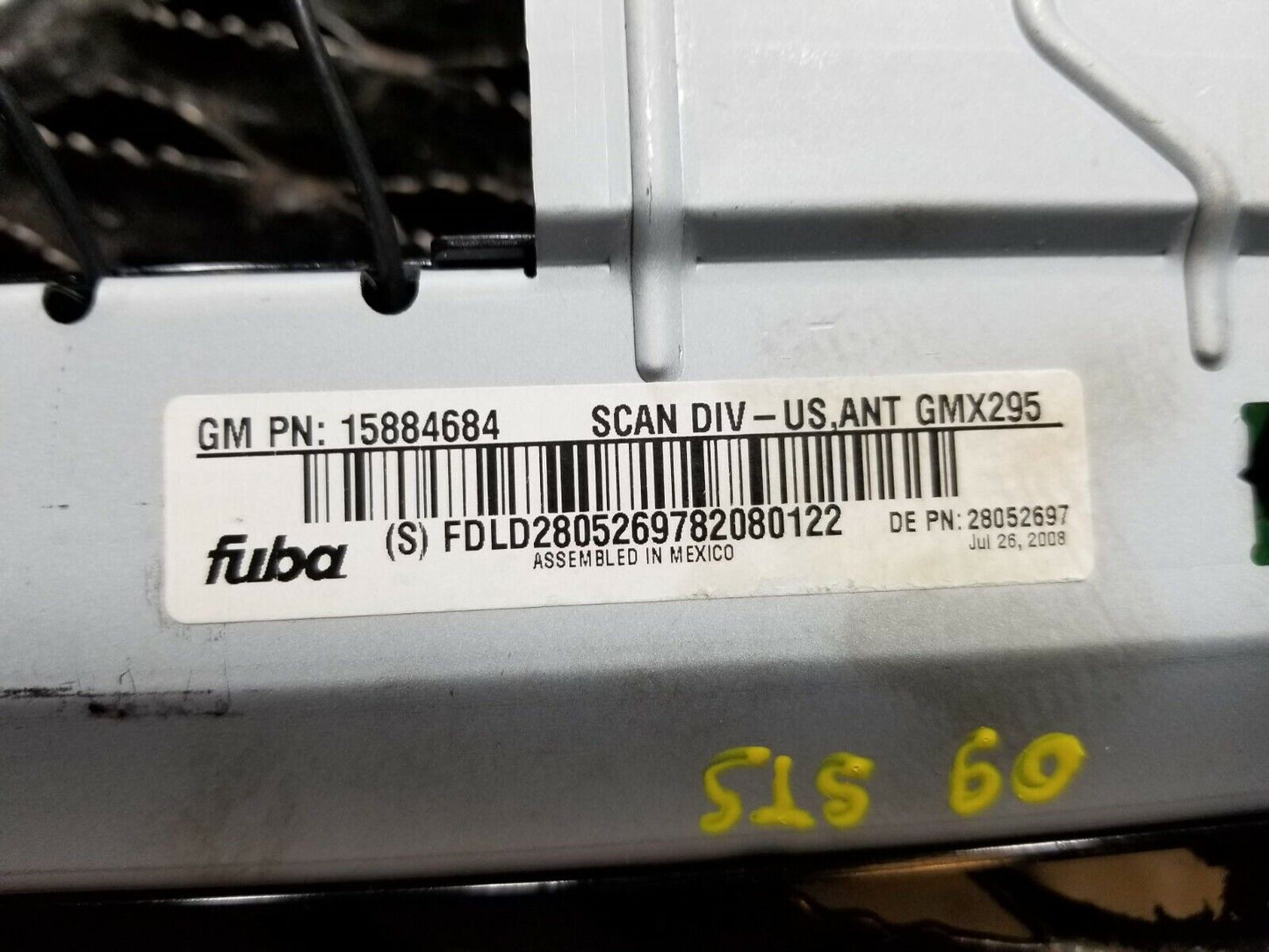 05 06 07 08 09 10 11 Cadillac STS Stereo System Radio AM FM Module 15884684 OEM
