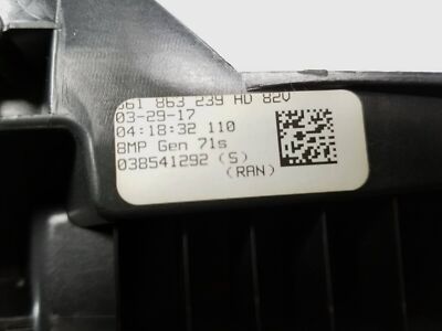 2017 VW Passat B7 Passat B7 Center Console Storage Armrest OEM
