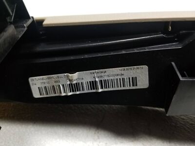 2014 Mercedes-benz C300 Center Console Panel W/ Armrest OEM