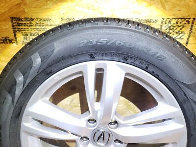2014  Acura Rdx Alloy Wheel Rim 18x7.5j & Tire 235/60r18 Oem. Two Wheels