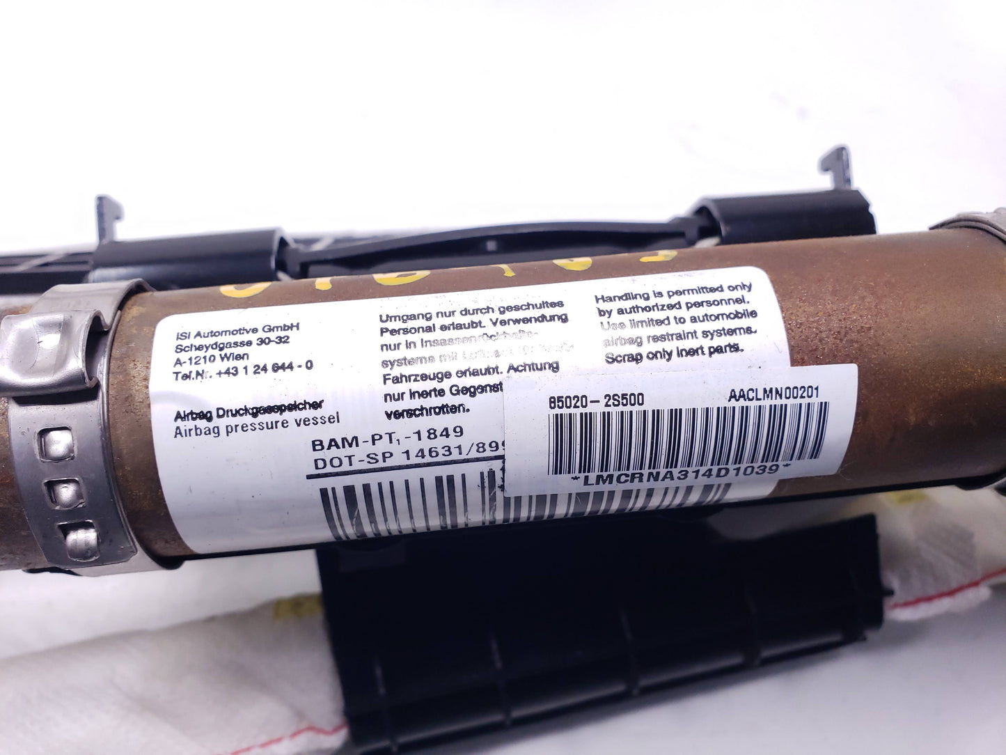 2010 - 2015 Hyundai Tucson Roof Curtain Air Bag Left & Right Pair OEM
