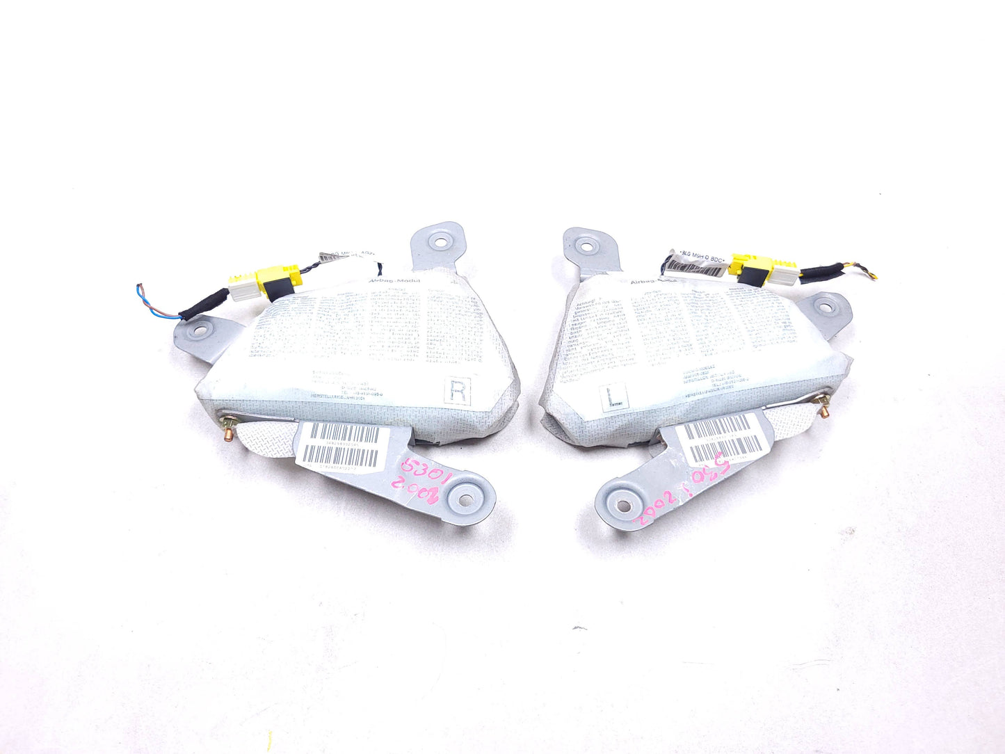 1996-2002 BMW E39 Front Door Airbag Air Bag Left & Right Pair OEM