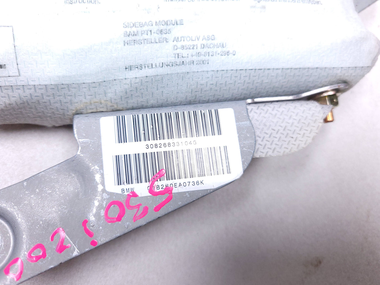 1996-2002 BMW E39 Front Door Airbag Air Bag Left & Right Pair OEM