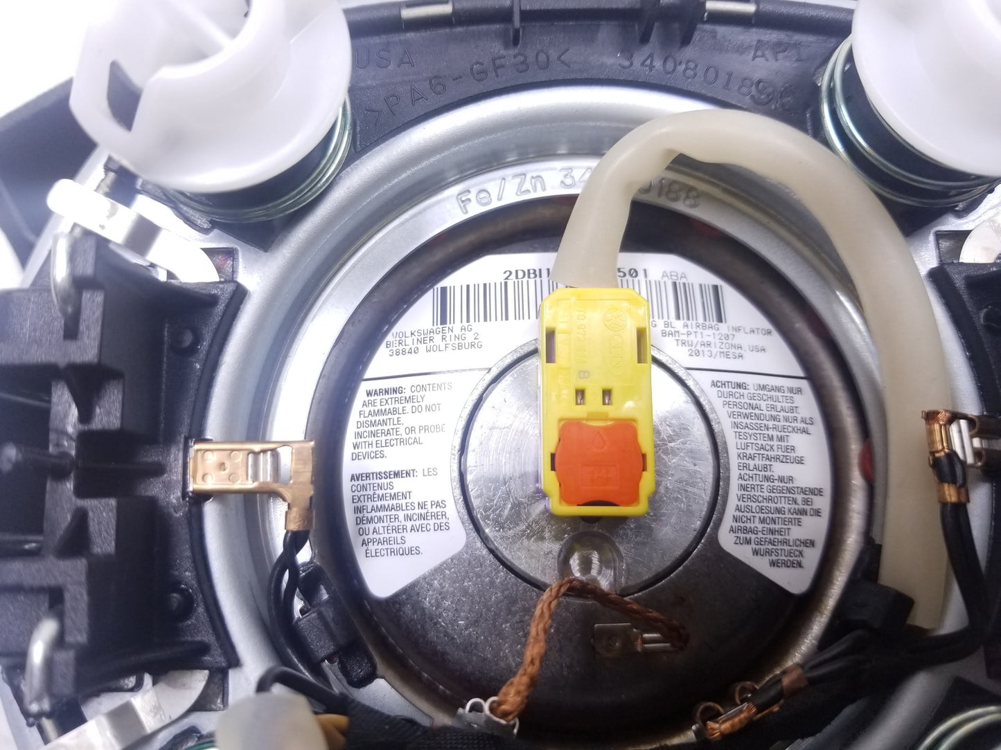 2006 - 2014 VW Jetta Steering Wheel Air Bag Airbag 1KM880201G OEM