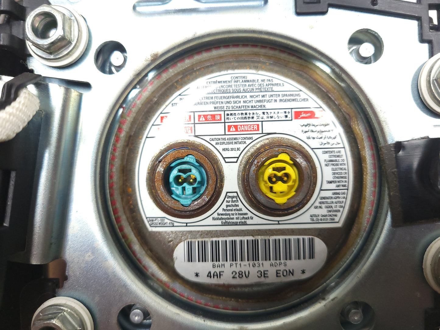 13 - 16 Dodge Dart Steering Wheel Airbag SRS