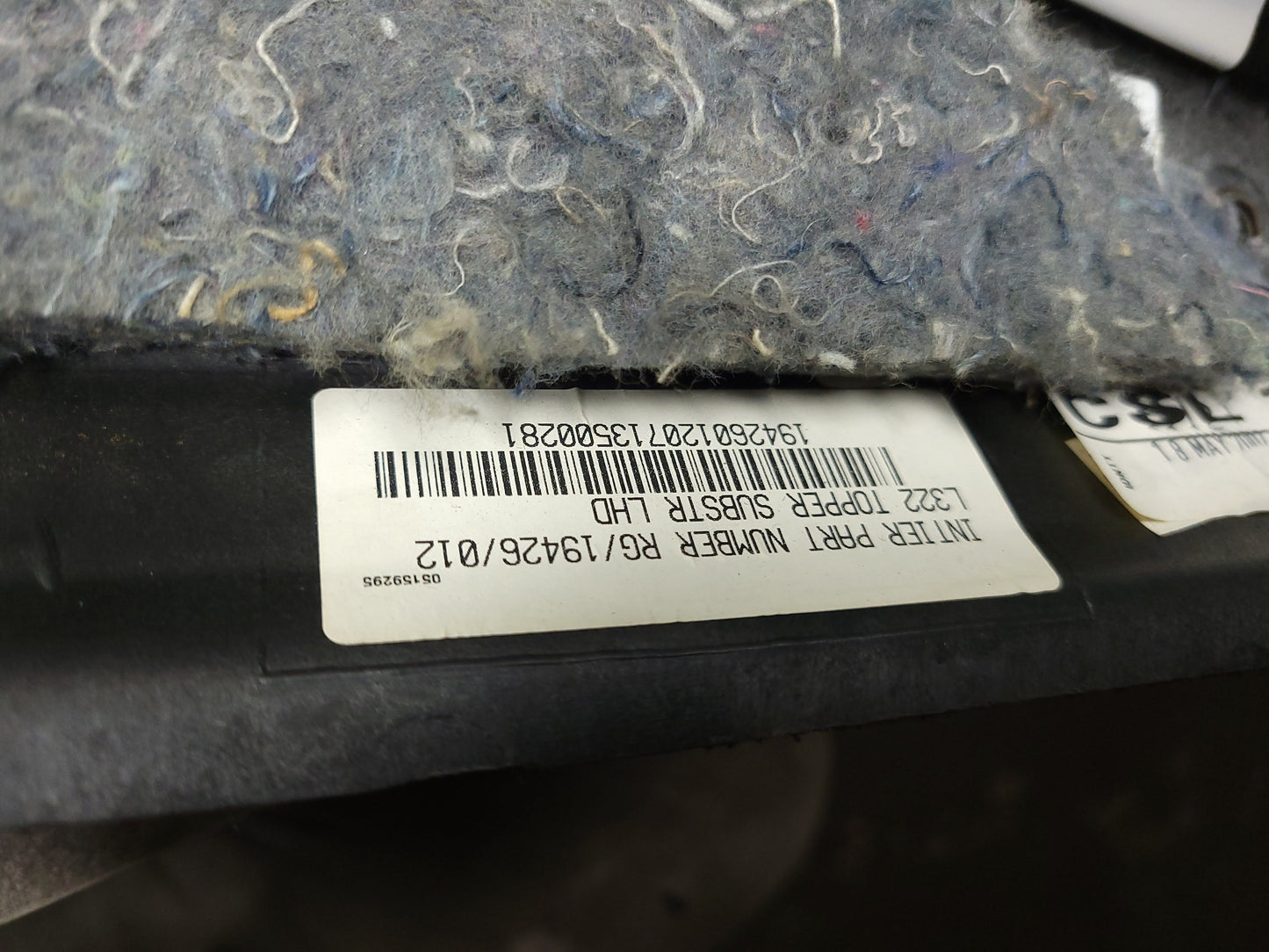 2007-2012 Range Rover Hse Front Dashboard Isntrument Panel Upper Pad OEM