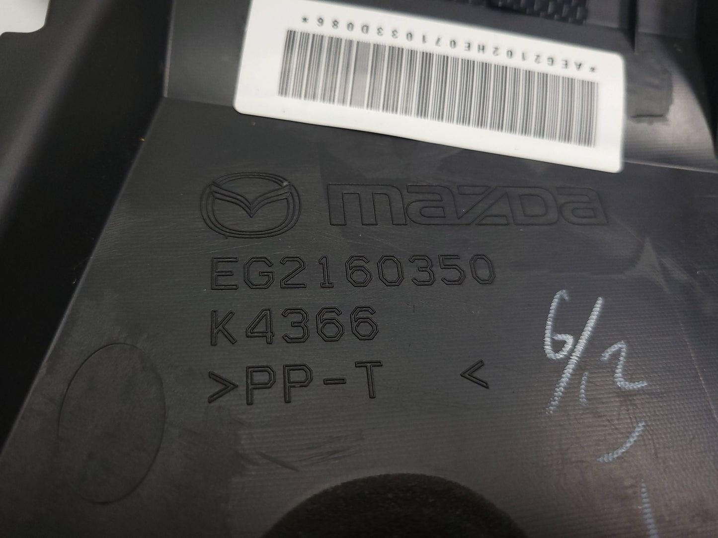 2007 - 2009 Mazda CX-7 Dash Airbag Air Bag Passenger Side Right OEM