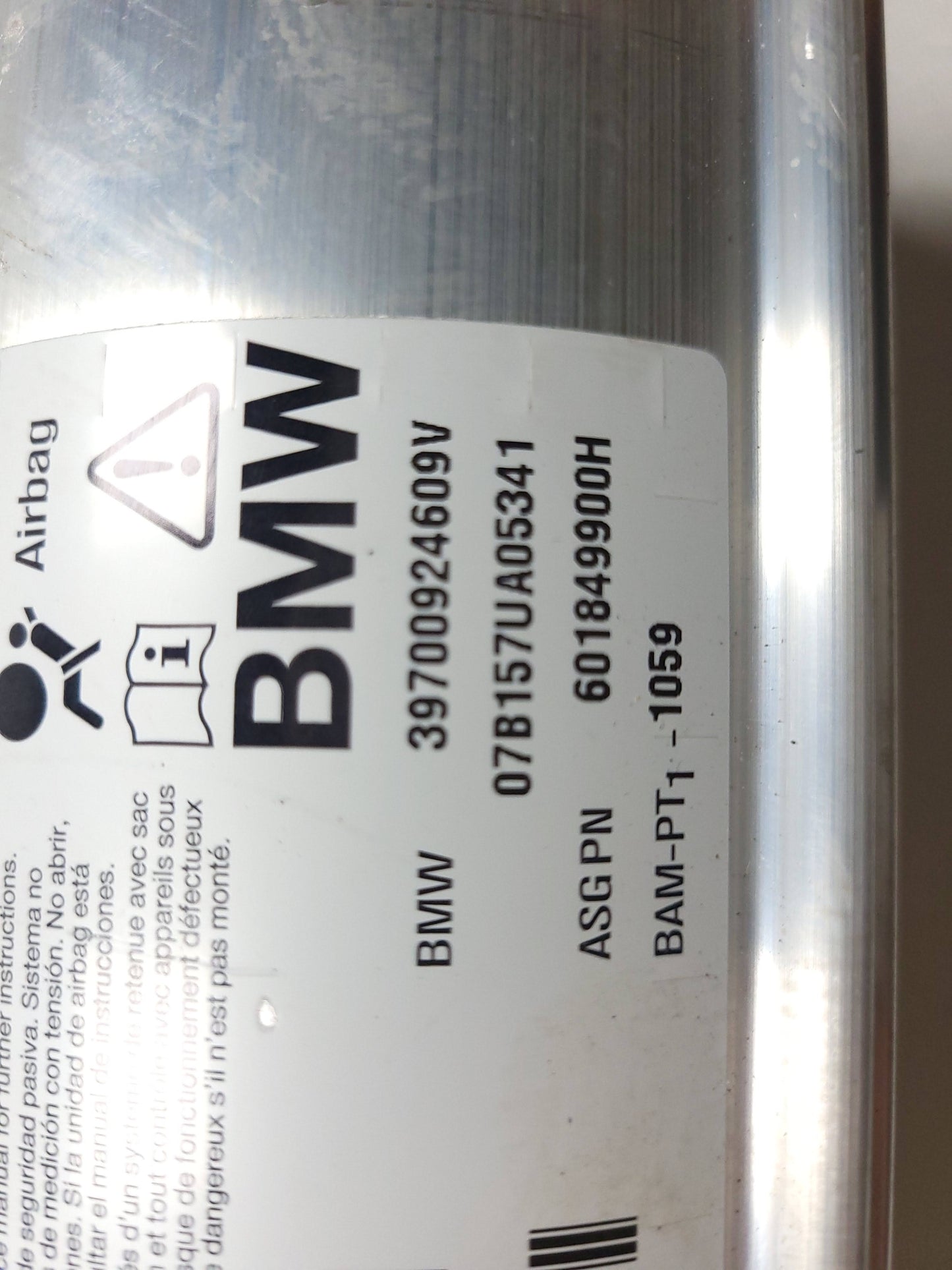 2007-2010 Bmw 650i Dash Dashboard Air Bag SRS Airbag Right Passenger OEM