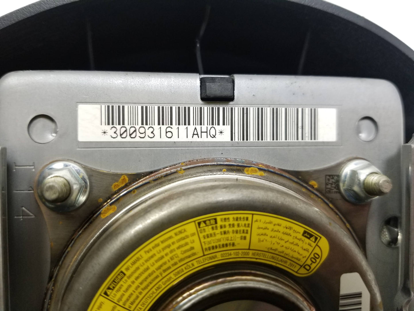 11 12 13 14 15 16 SCION tC Driver Steering Wheel Airbag SRS Air Bag Left OEM