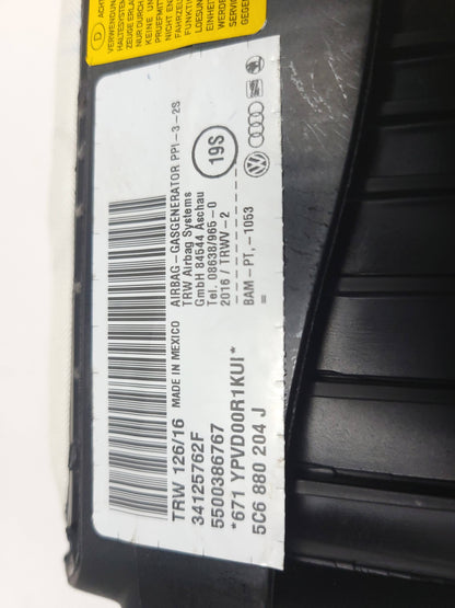 2014-2018 Volkswagen Jetta Dash Dashboard Air Bag SRS Airbag Right Passenger OEM