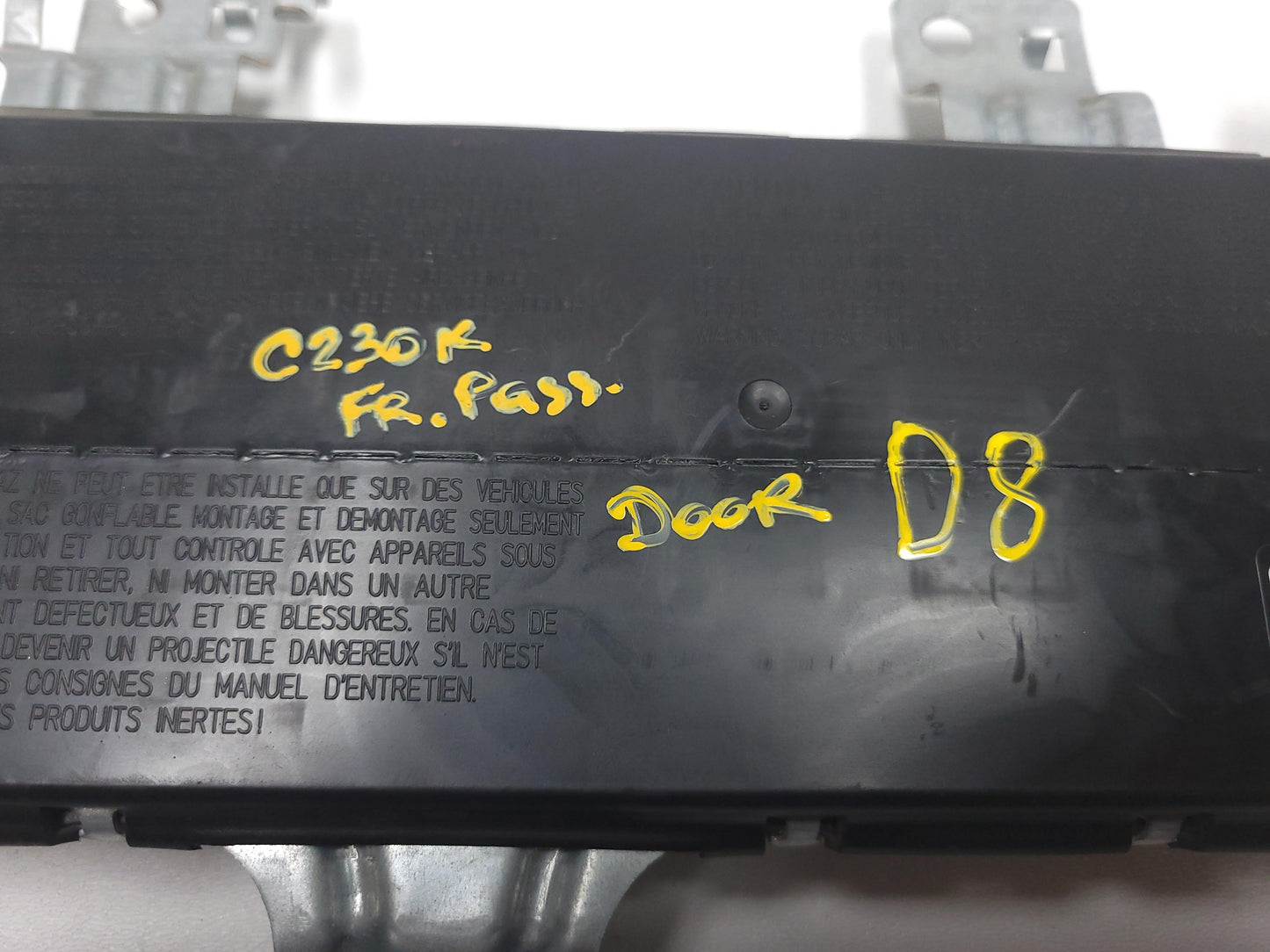2002-2004 Mercedes-Benz C 230k Door Air Bag SRS Airbag Right Passenger OEM