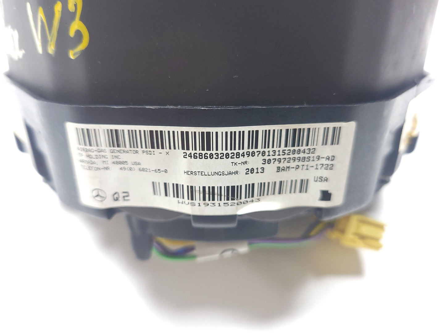 2014-2016 Mercedes-Benz C 300 Steering Wheel Air Bag SRS Airbag OEM