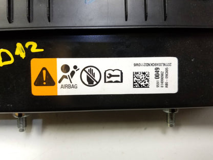 2011 2012 2013 2014 Chevrolet Cruze Dash Dashboard Knee Air Bag SRS Airbag Passenger Side Right