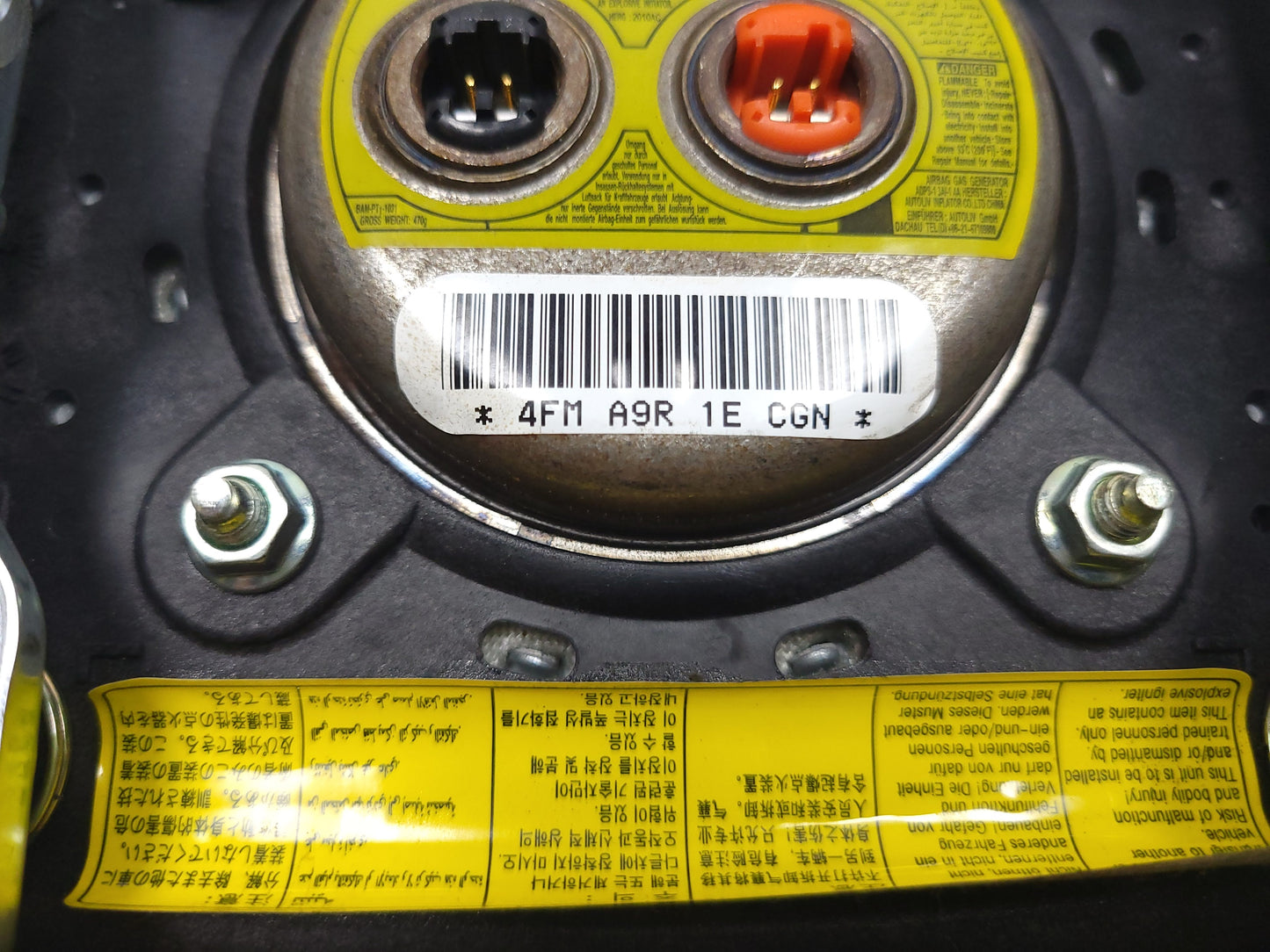 2007-2013 Hyundai Veracruz Gls Steering Wheel Air Bag SRS Airbag OEM