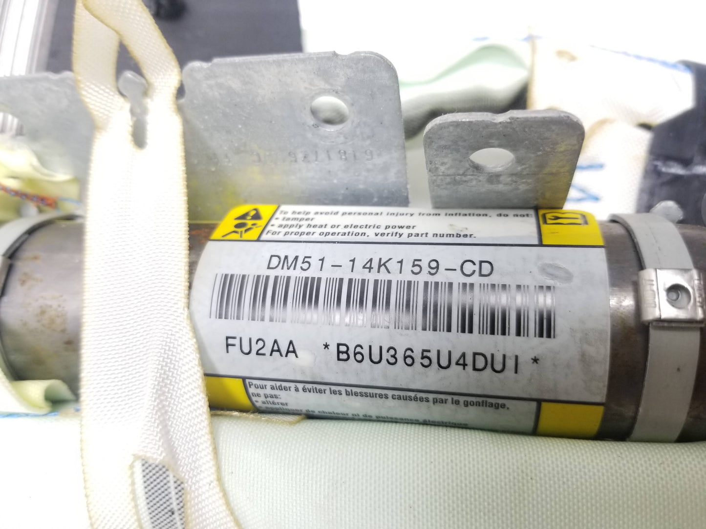 12 - 14 Ford Focus Roof Curtain Airbag Passenger Side SRS Right OEM